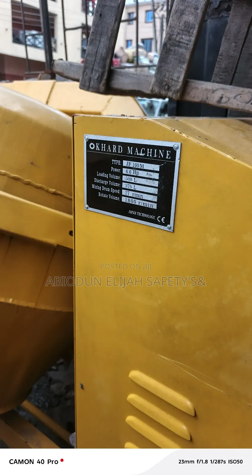 Original Quality Concrete Mixer Machine 500/600l