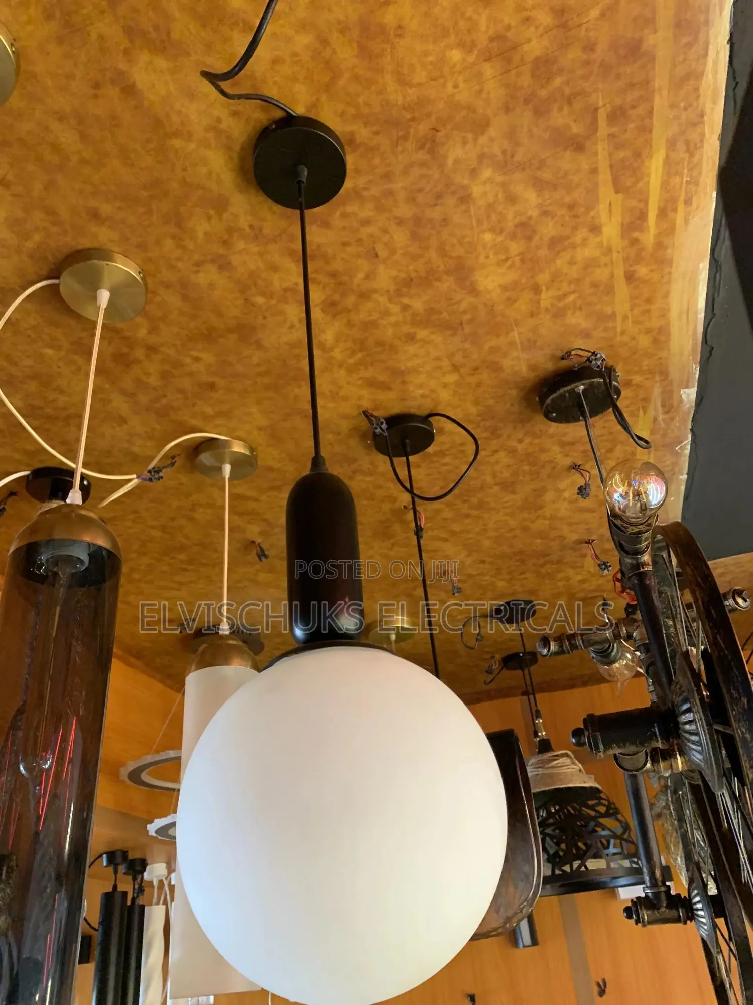 Luxury Frosted Glass Pendant Light – Modern Elegance
