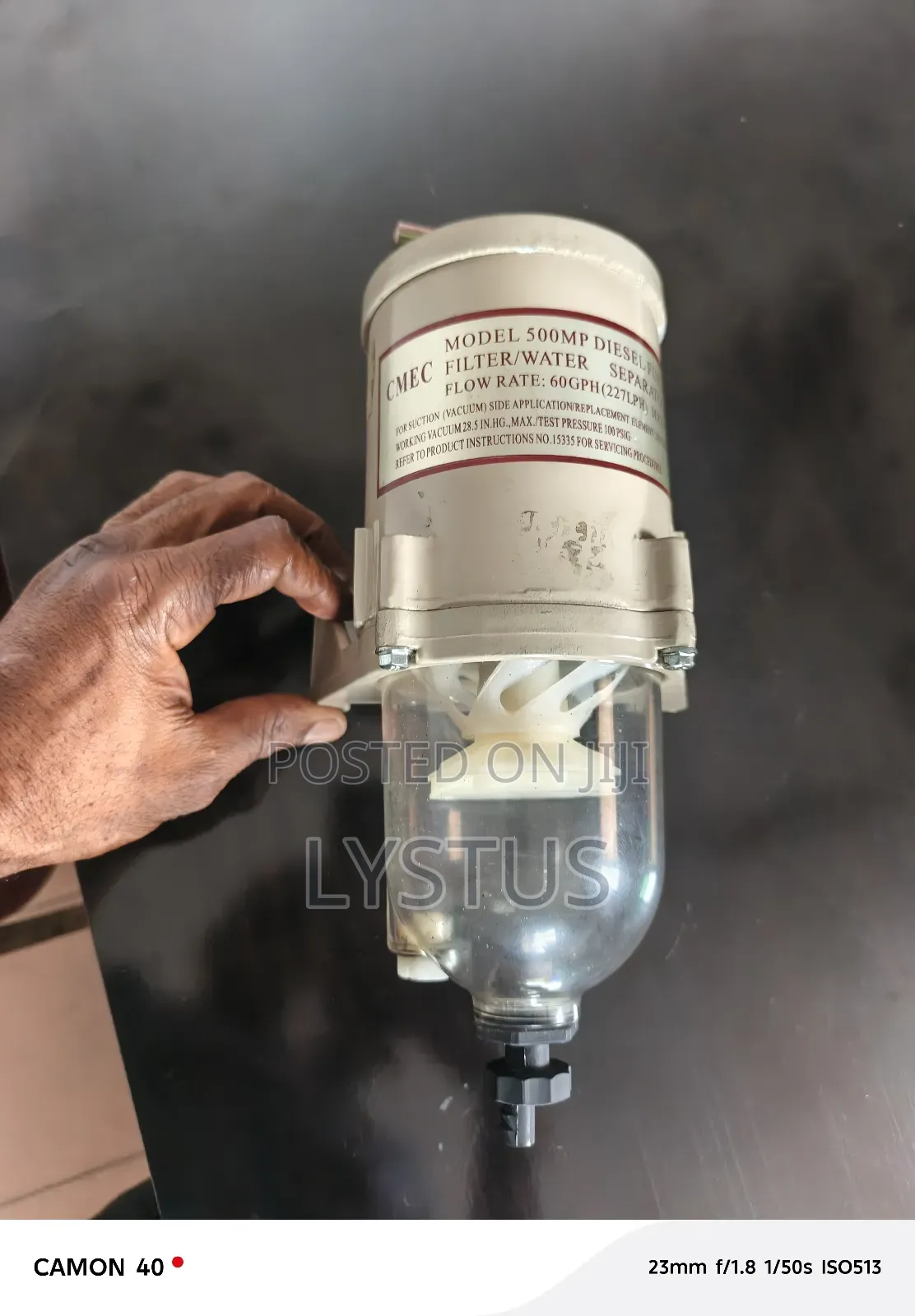 Diesel, Fuel/ Water Separator, 60gph (227lph)