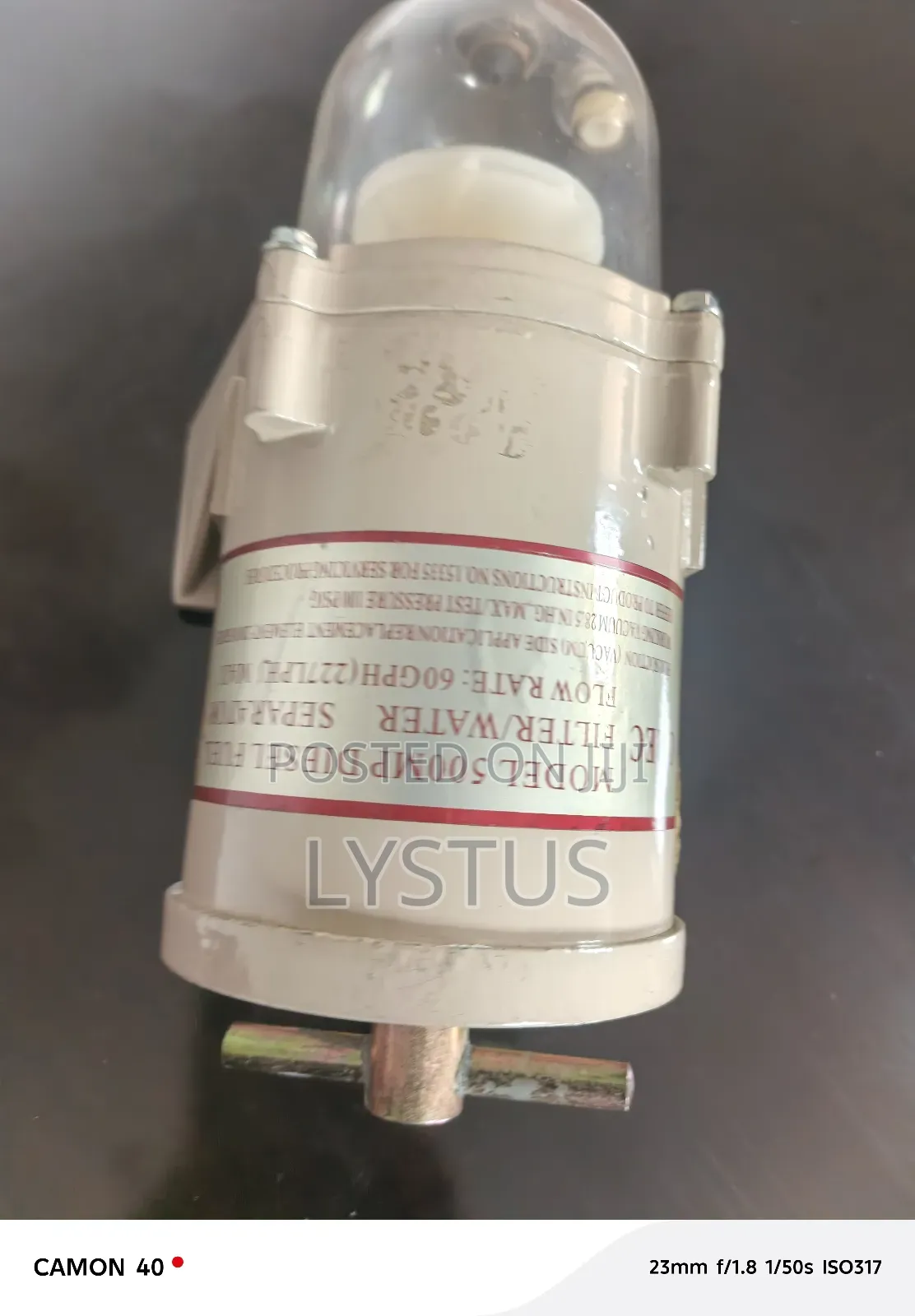 Diesel, Fuel/ Water Separator, 60gph (227lph)