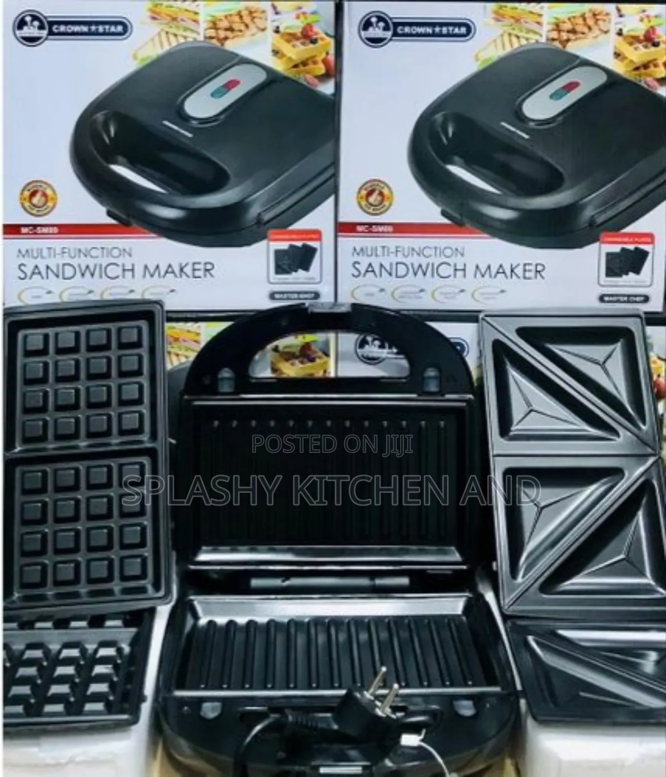 Crown Star 3 in 1 Sandwich Maker
