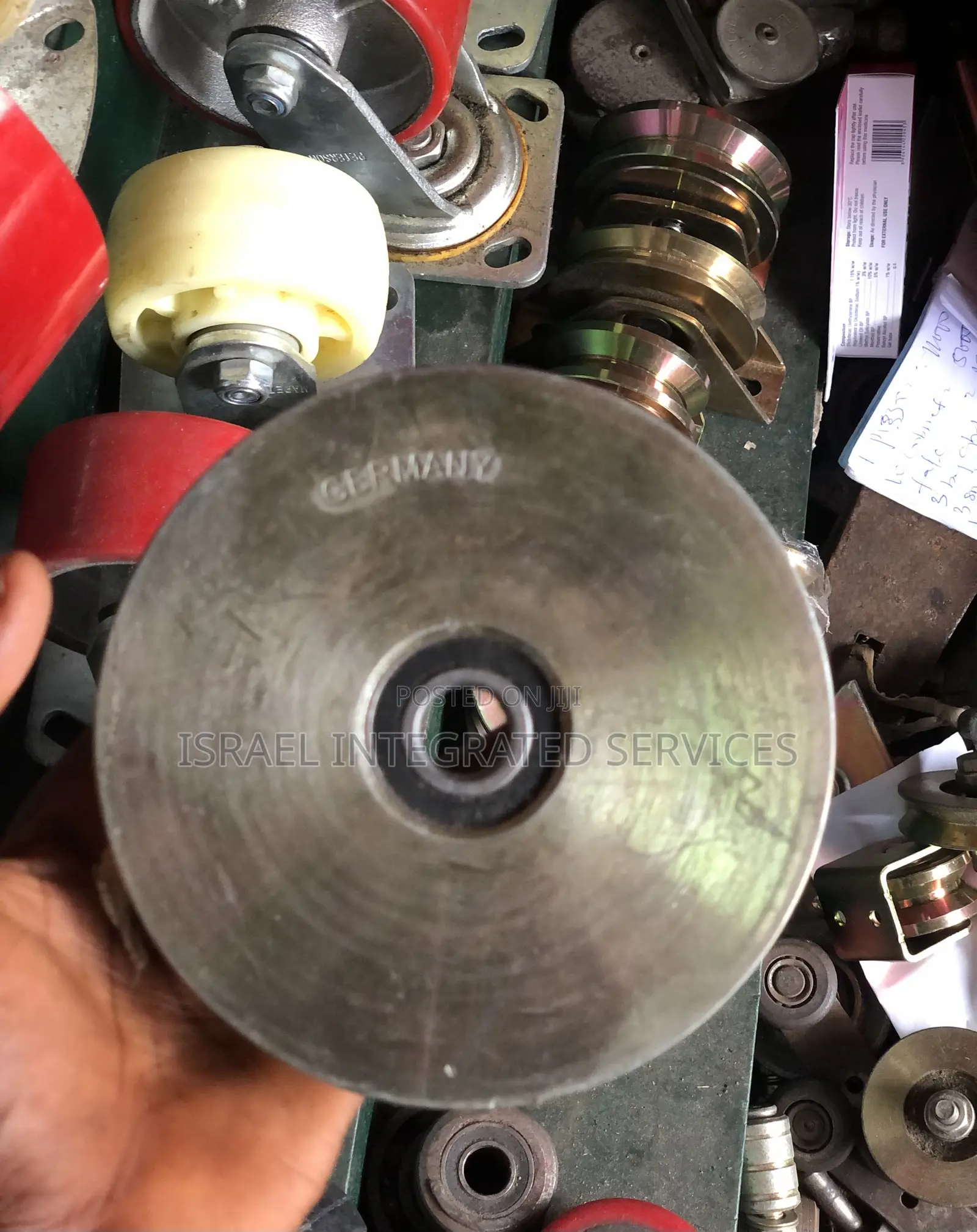 V Groove Wheel With Bearing 6” (All Sizes Available)