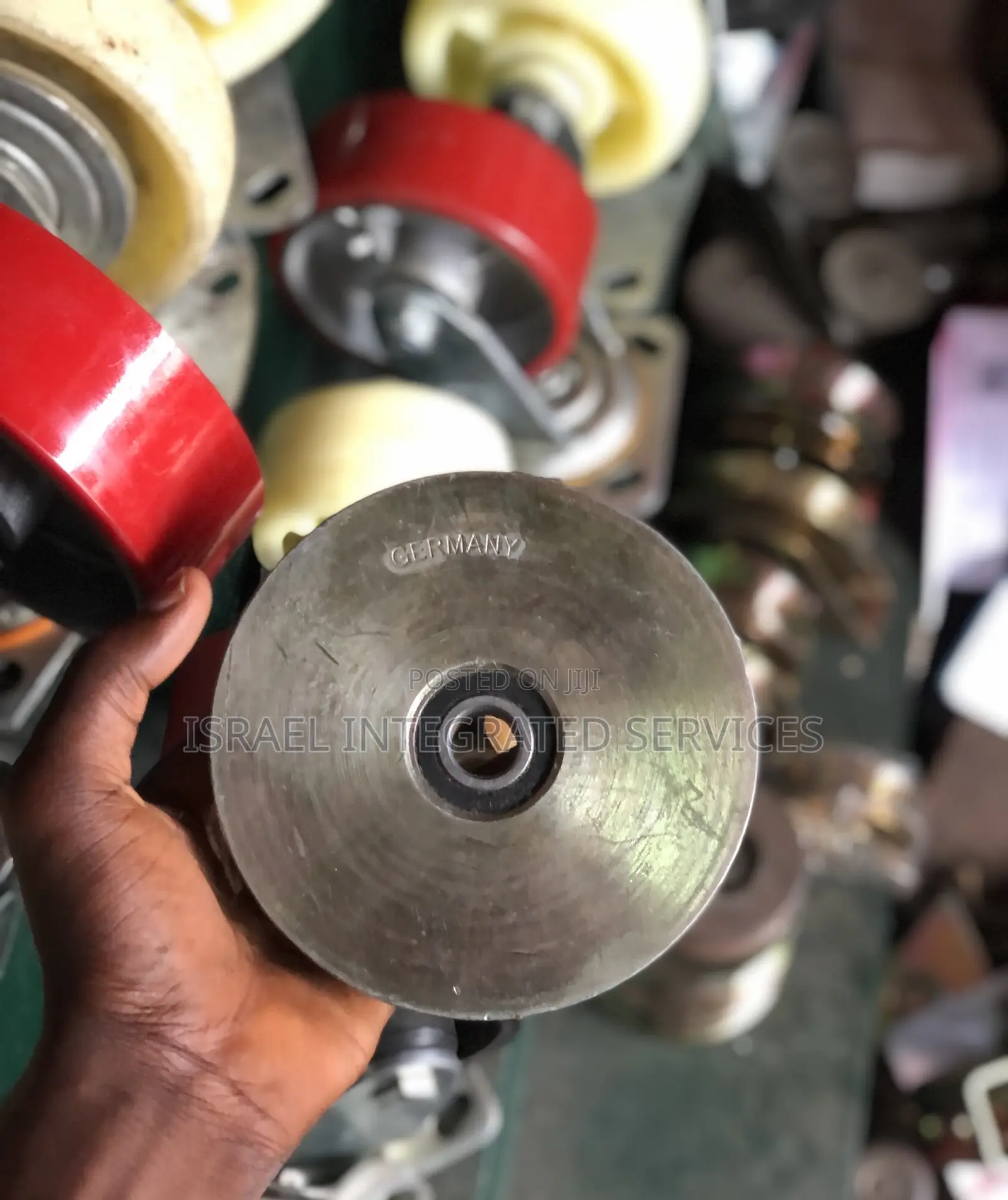 V Groove Wheel With Bearing 6” (All Sizes Available)