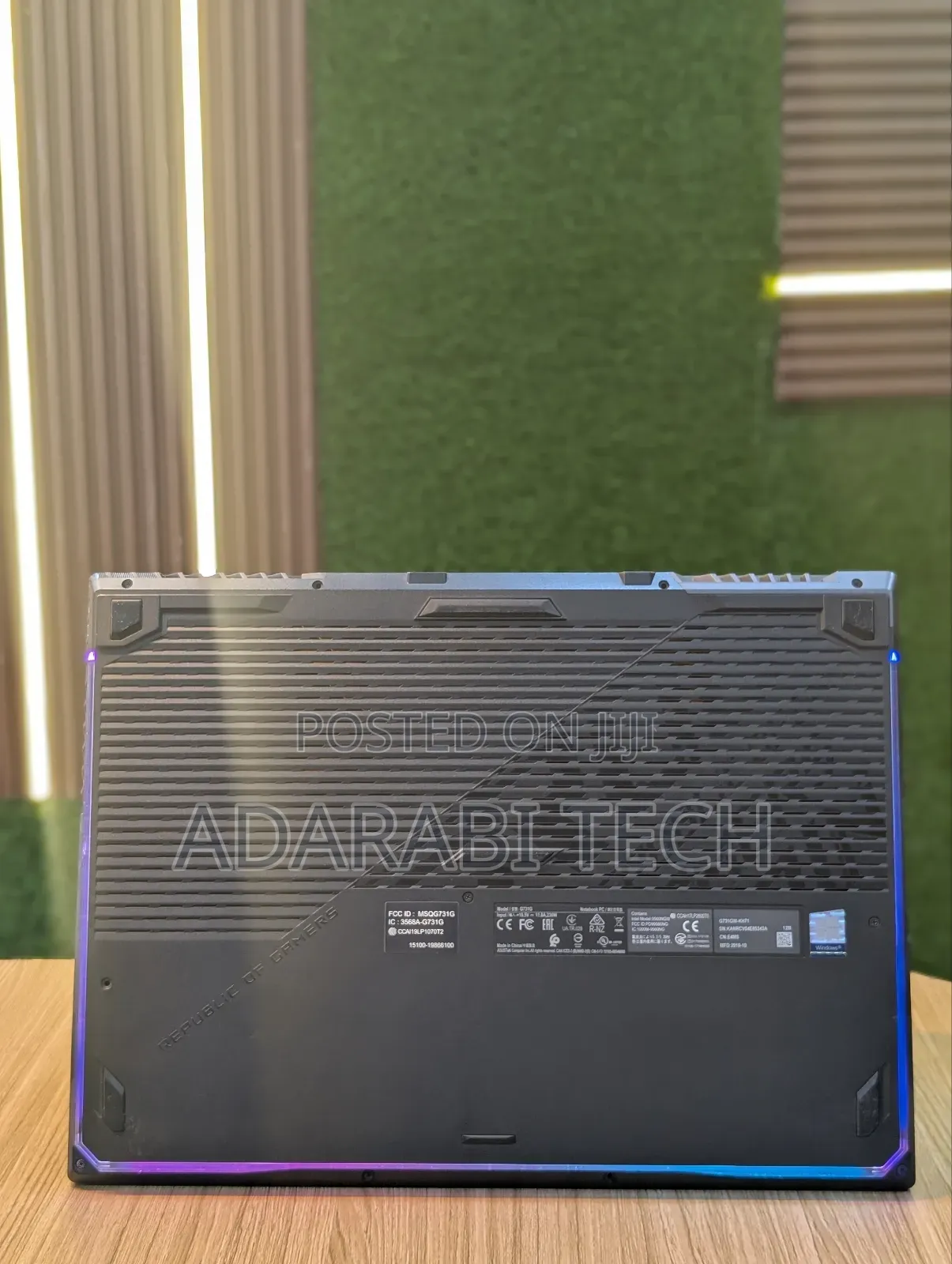 Laptop Asus ROG Strix G731G 32GB Intel Core I7 SSD 1.5T