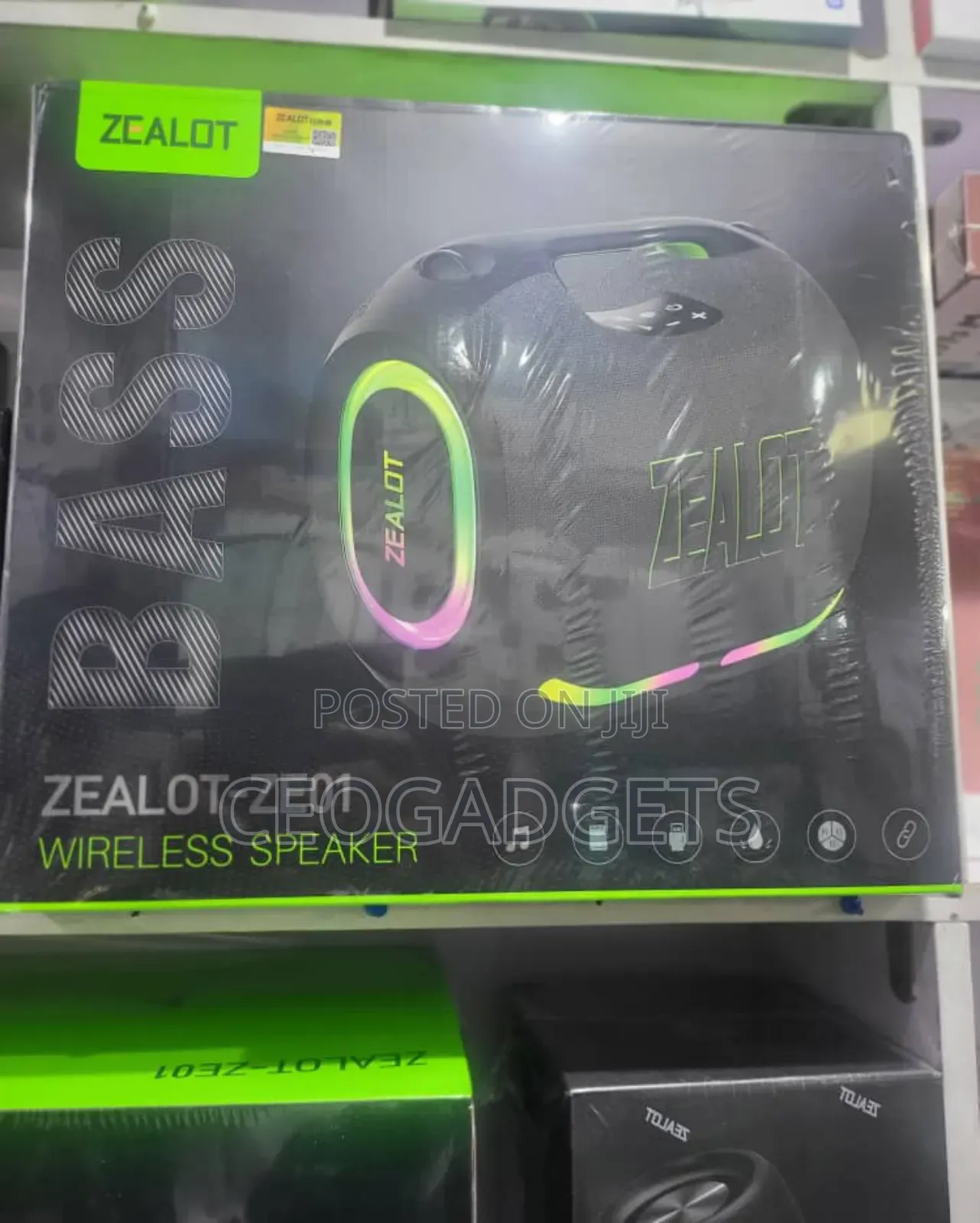 Zealot Ze01 High Power Portable Waterproof Rgb Colorful Light.