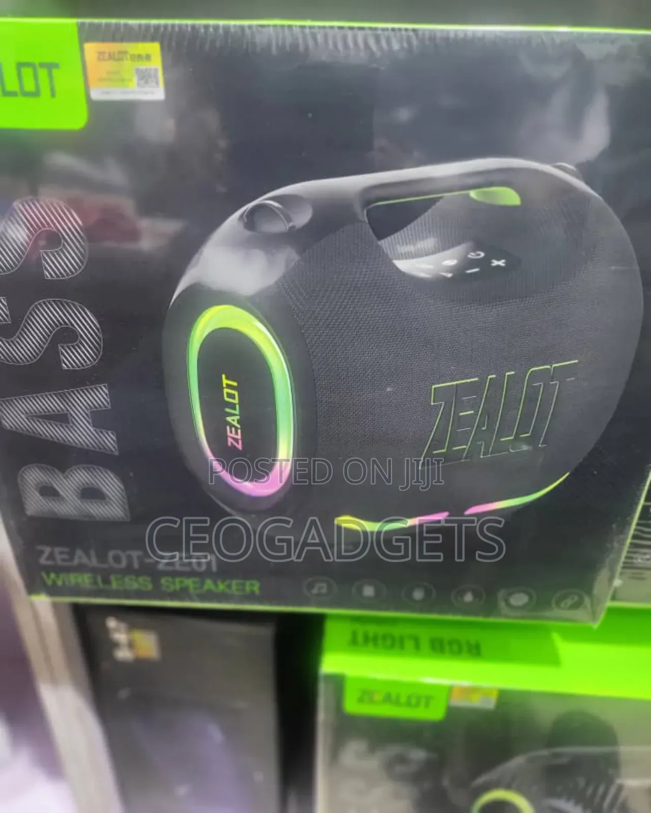 Zealot Ze01 High Power Portable Waterproof Rgb Colorful Light.
