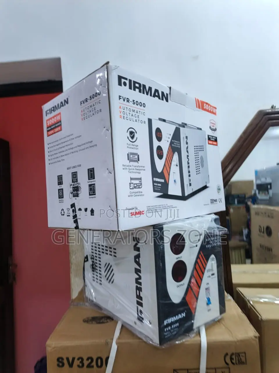 High Performance Firman FRV-5000 5kva Stabilizer