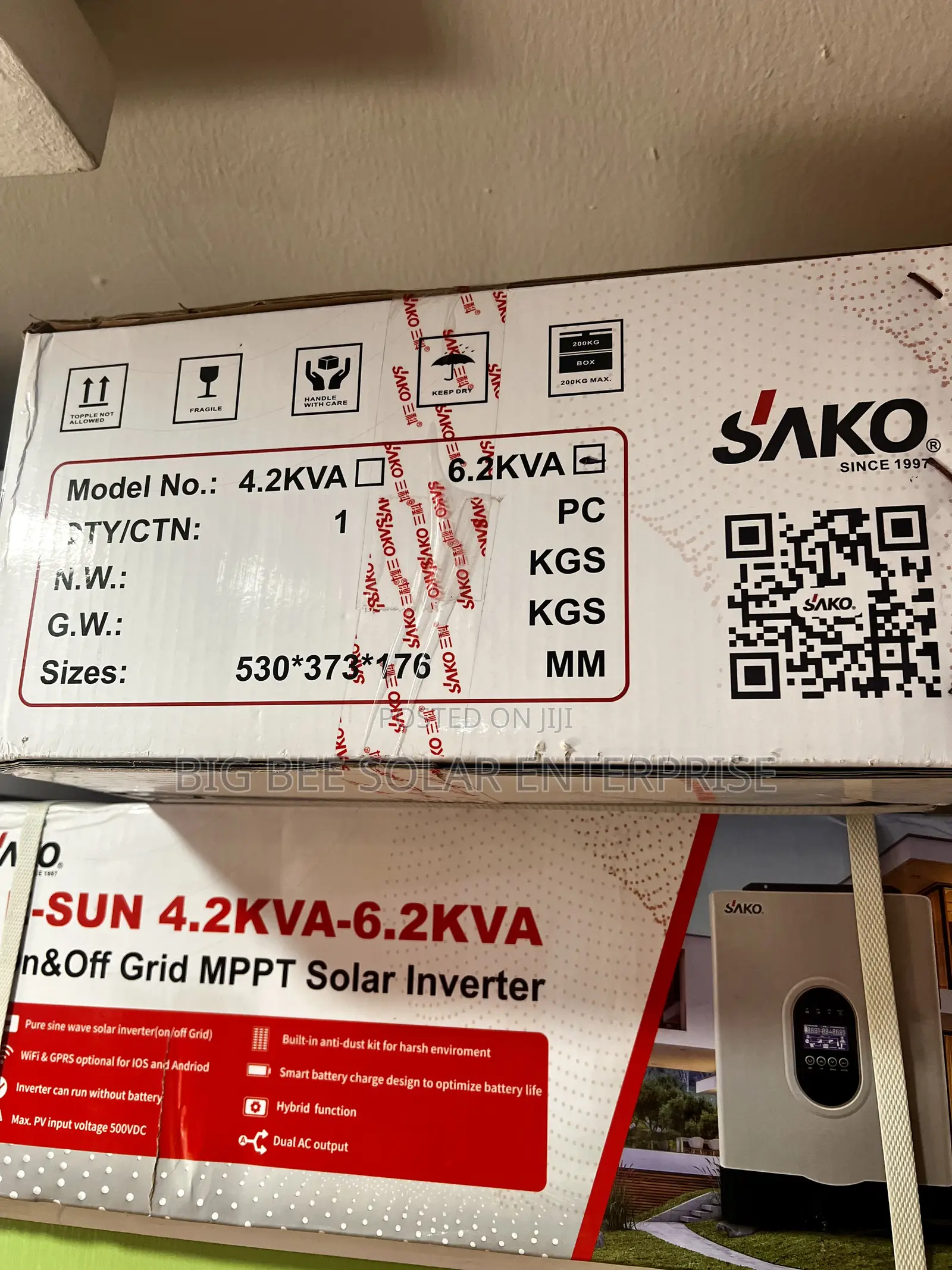 6.2kva 48v Sako Hybrid Inverter