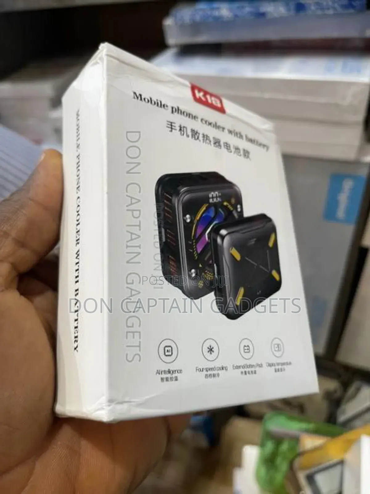 Rechargeable Phone Cooler With Battery
