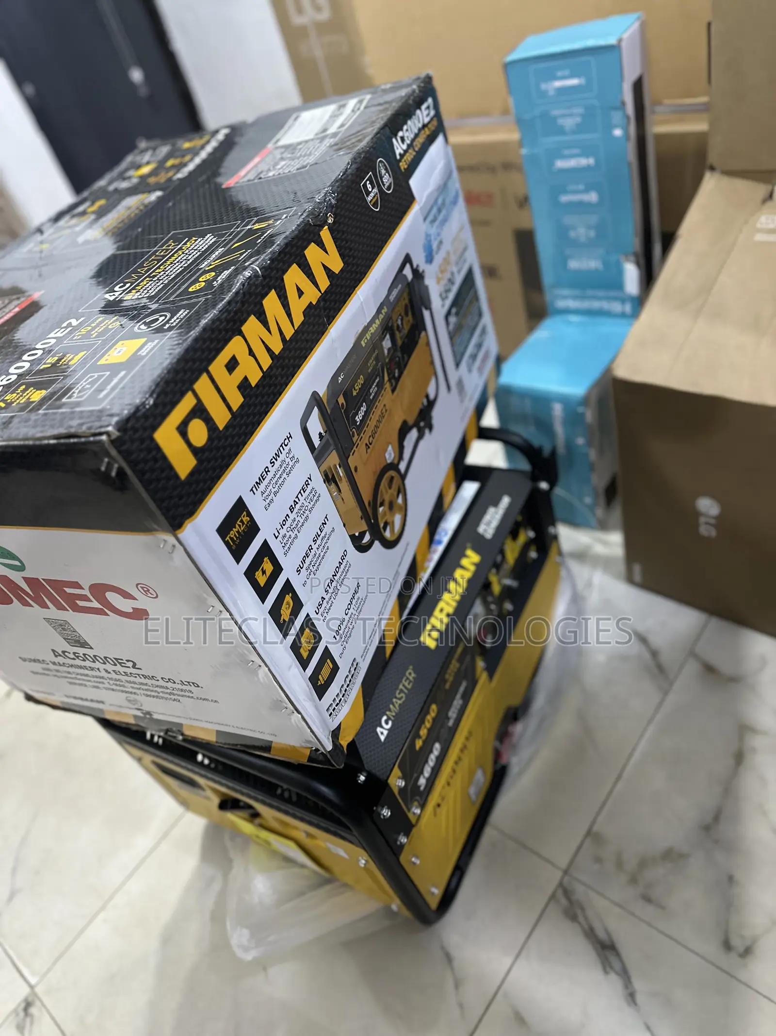 Robust and Sturdy Design Firman Ac6000e2 Ac Master 3.5kva Generator