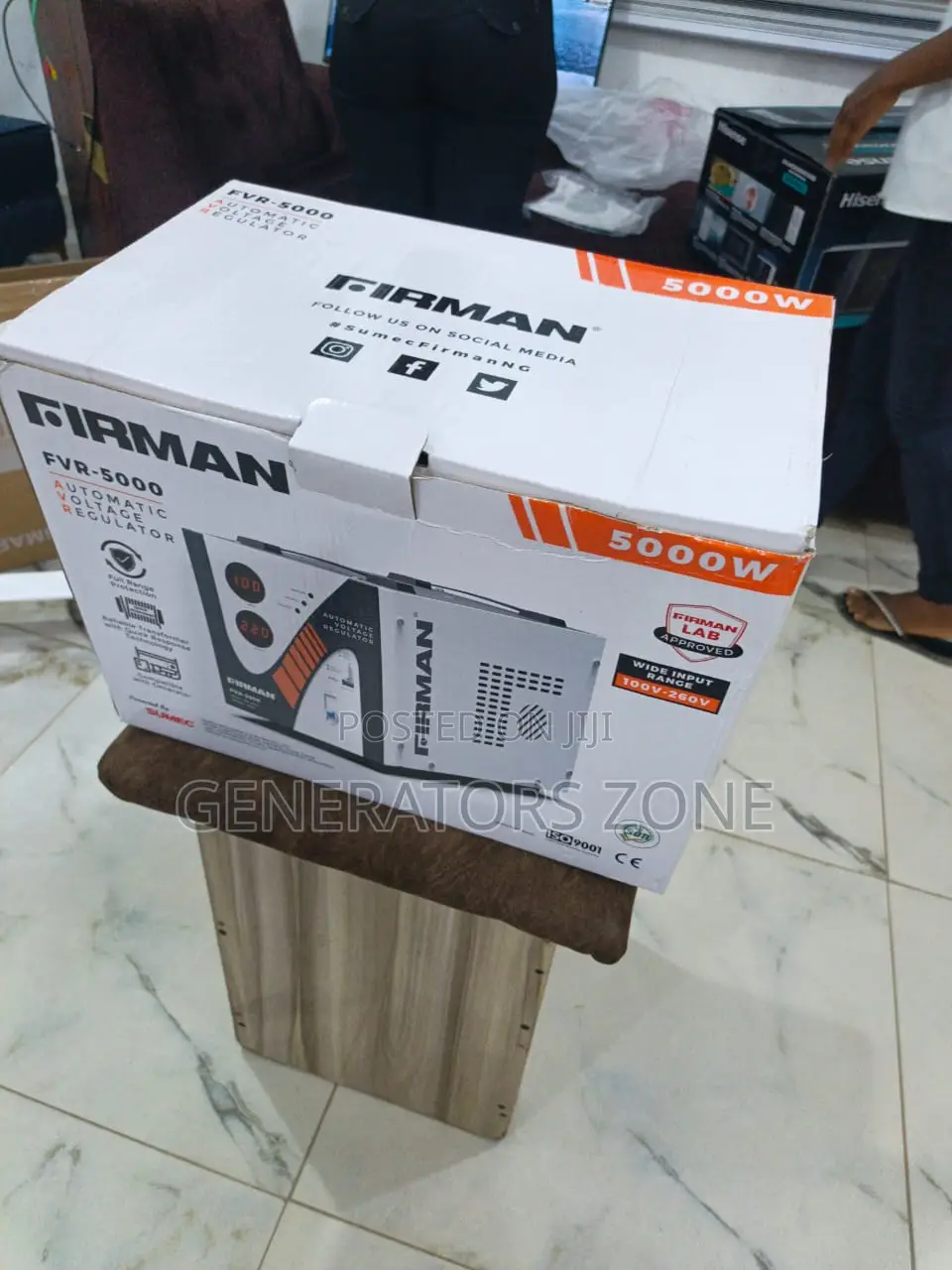 High Quality Firman 5kva Floor Stabilizer FRV-5000 – For Sale