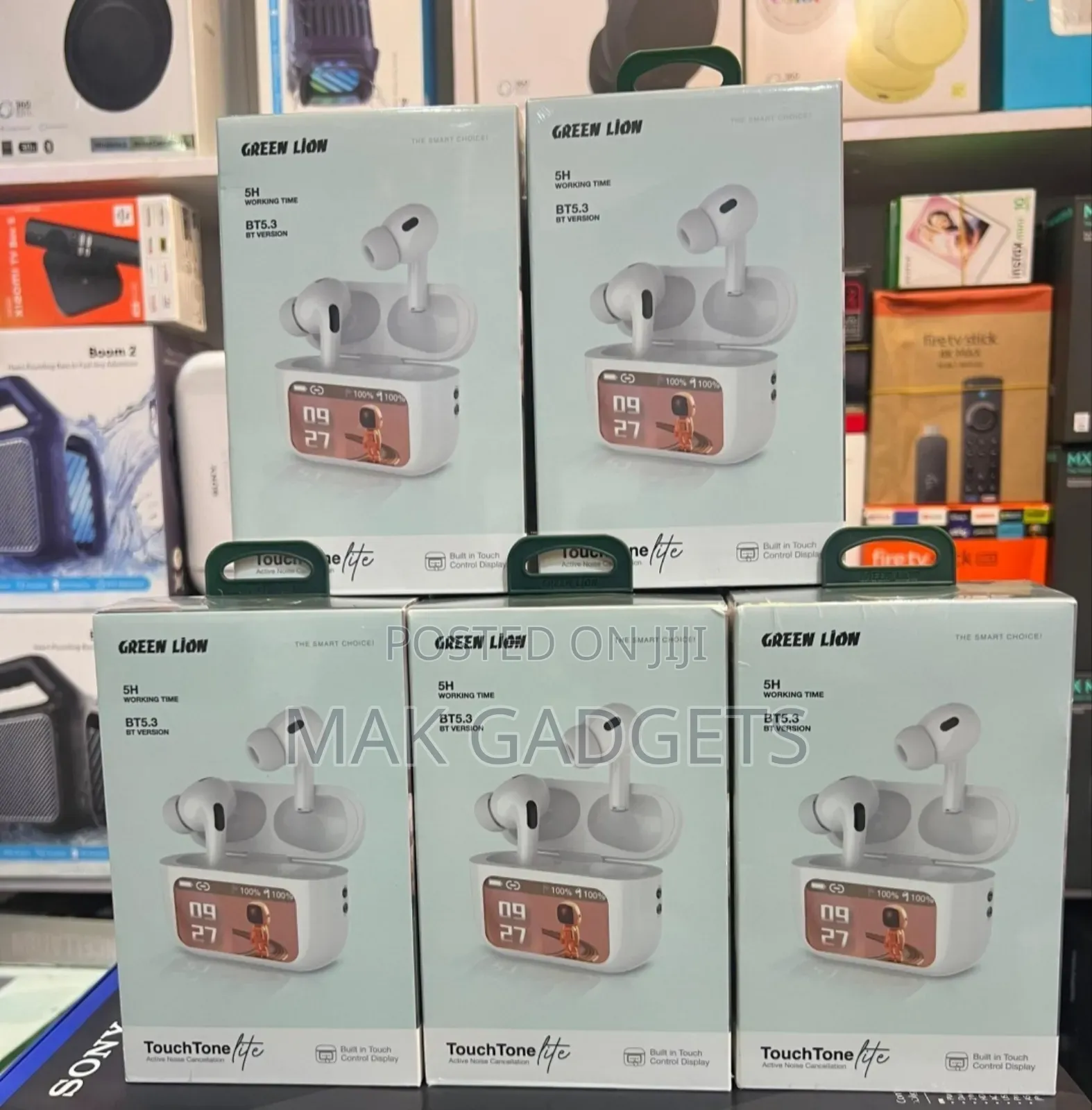 Green Lion Touch Tone Lite Active Noise Cancellation Earbuds