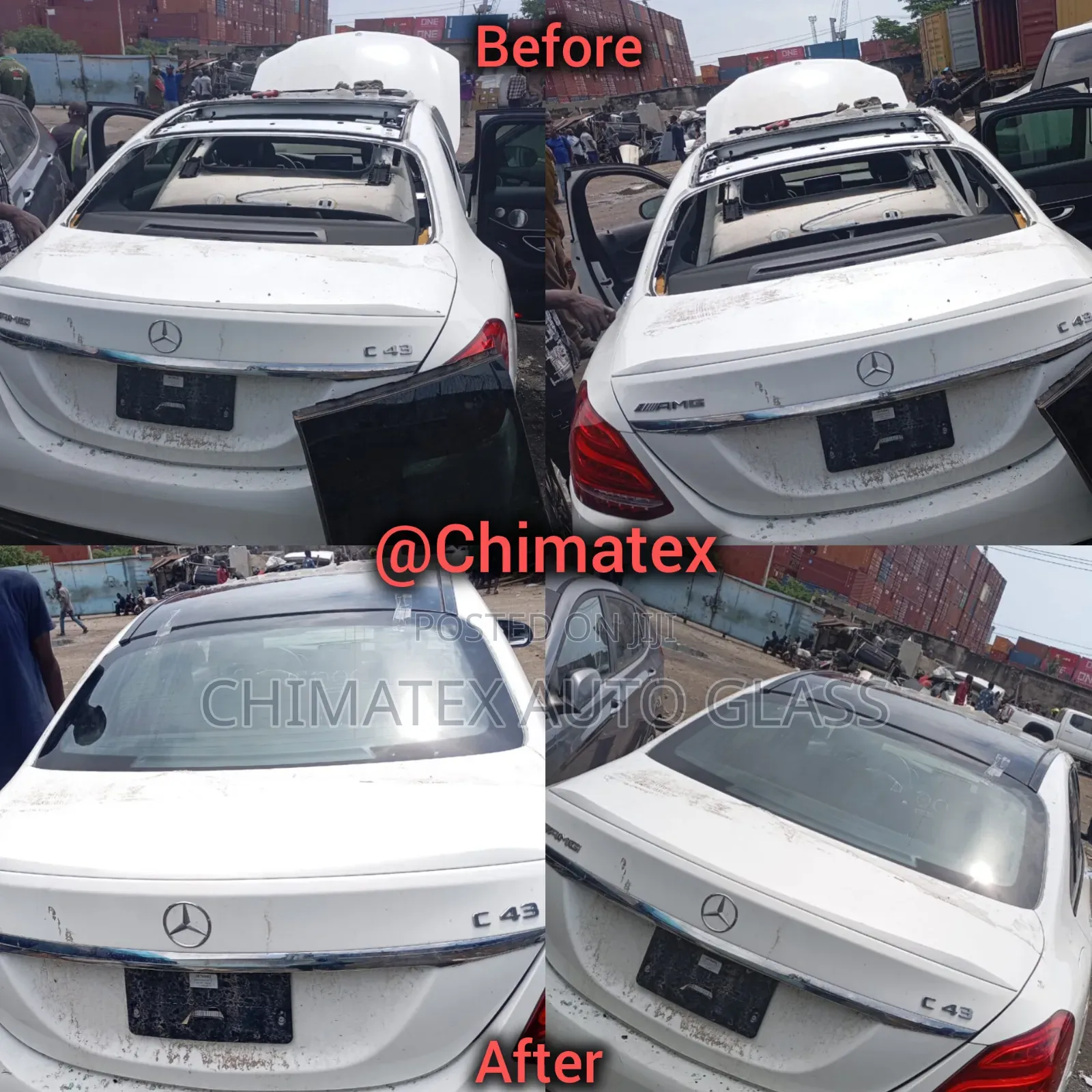 C300 2014 Back Panoramic Roof Glass Available
