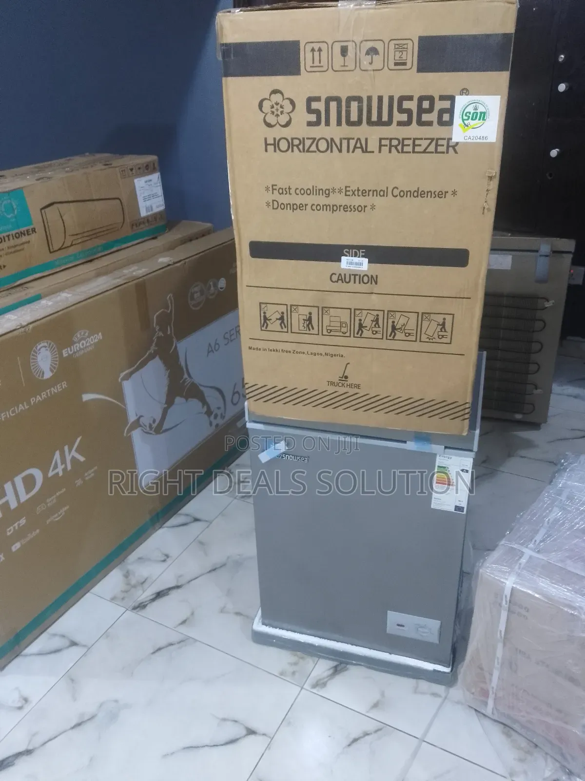 Snowsea Bd108 108-Litre Chest Freezer With Fast Cooling Technology