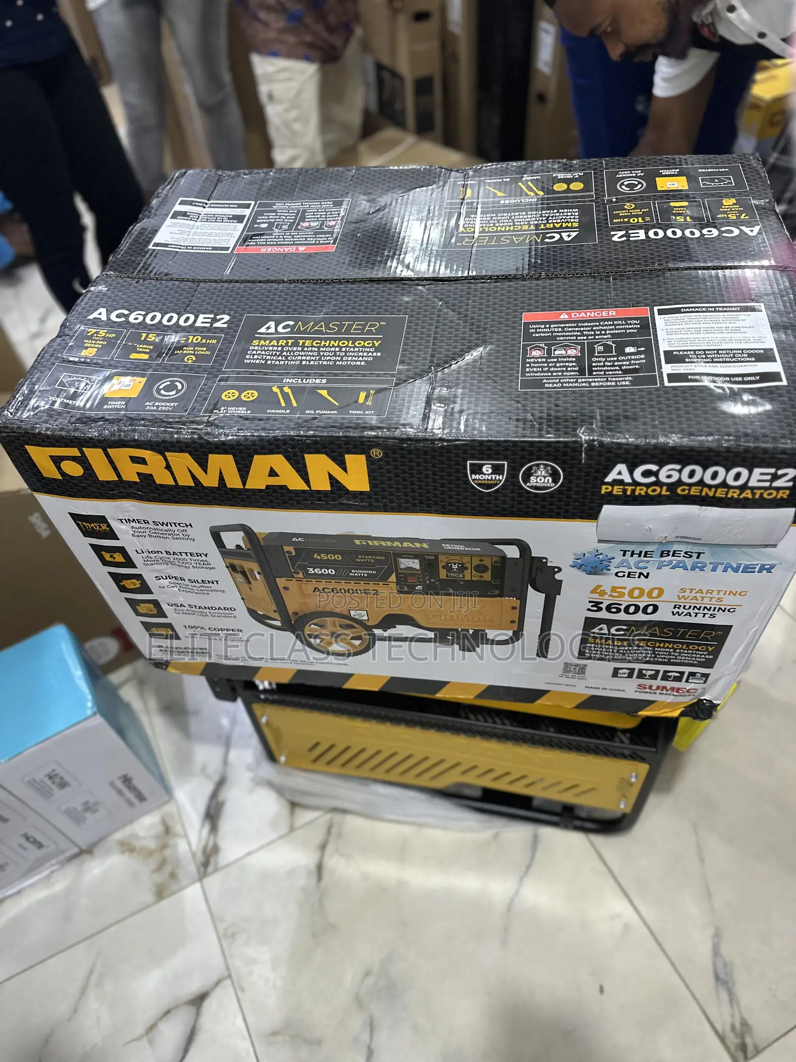 Strong and Efficient Firman (Ac6000e2) Ac Master 3.5kva Generator