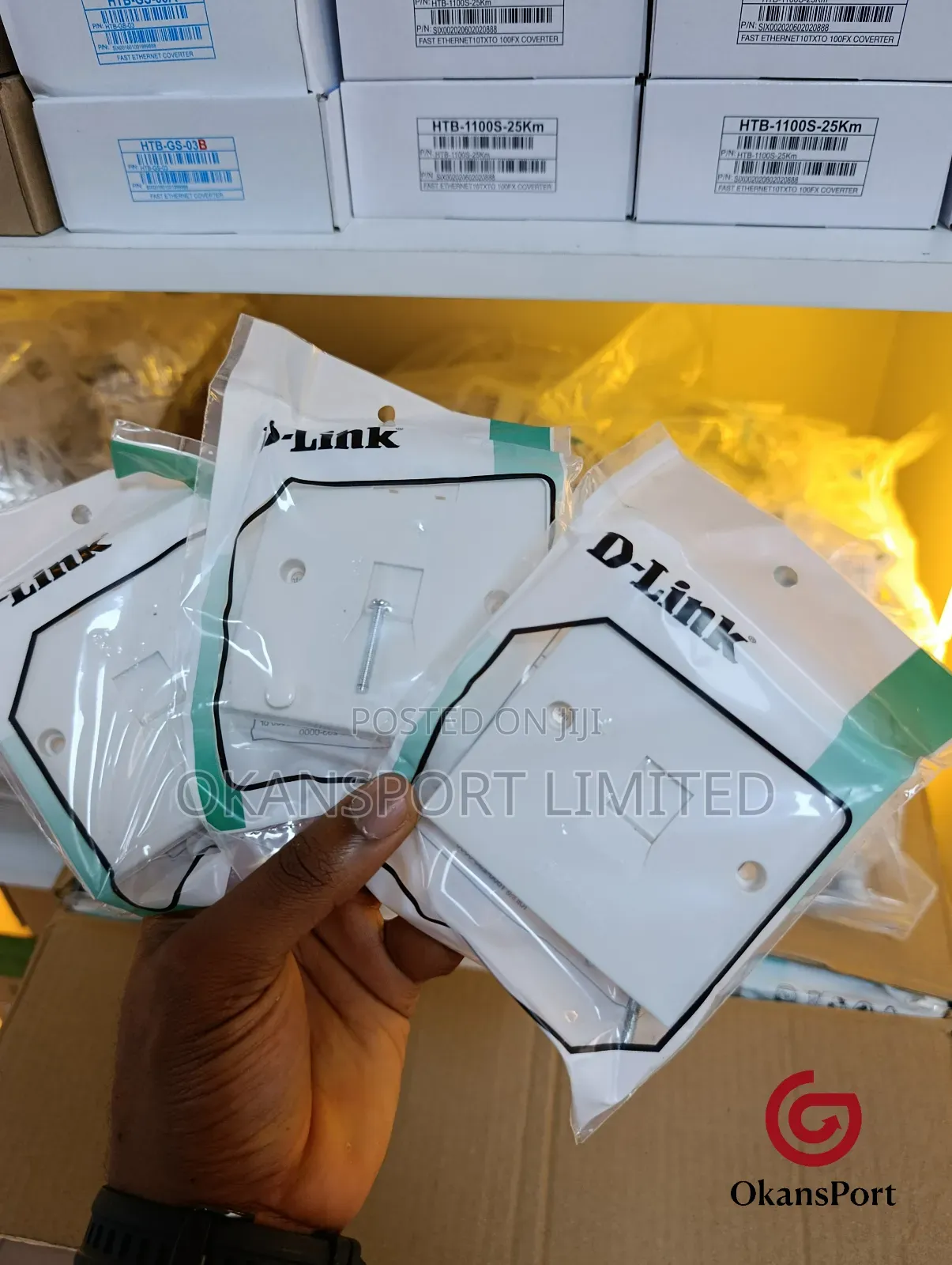 D-Link Single Faceplate With Rj45 Module – Wall Network Outlet