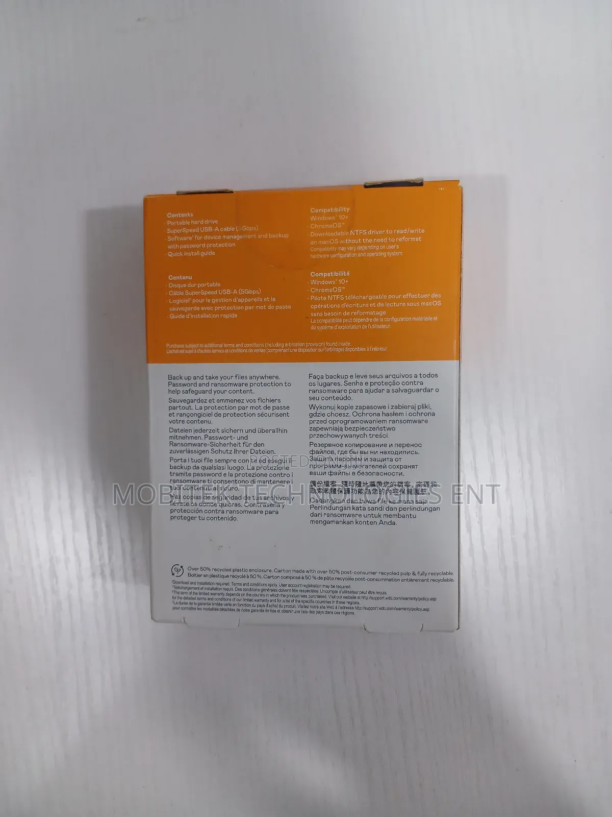 5tb Wd My Passport External Portable Storage Hard Drive
