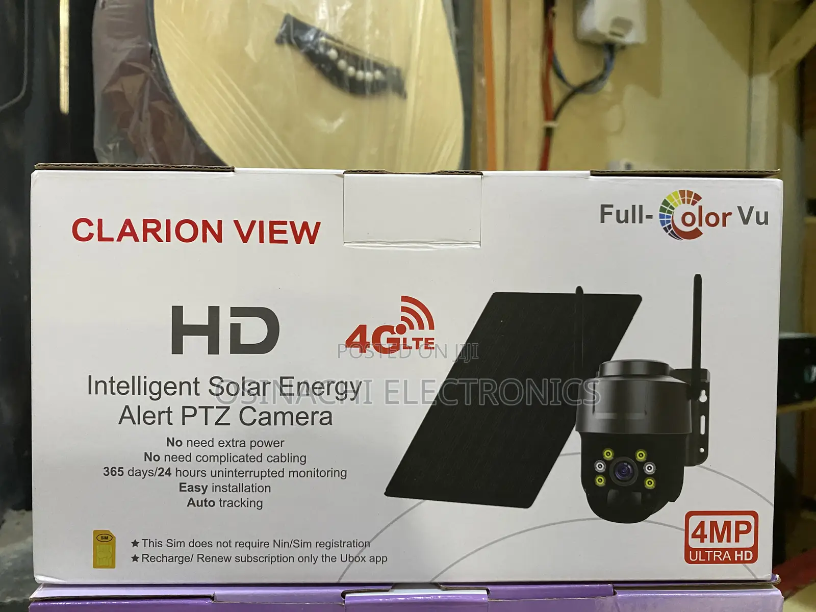 Intelligent Solar Energy Alert PTZ Camera 4g