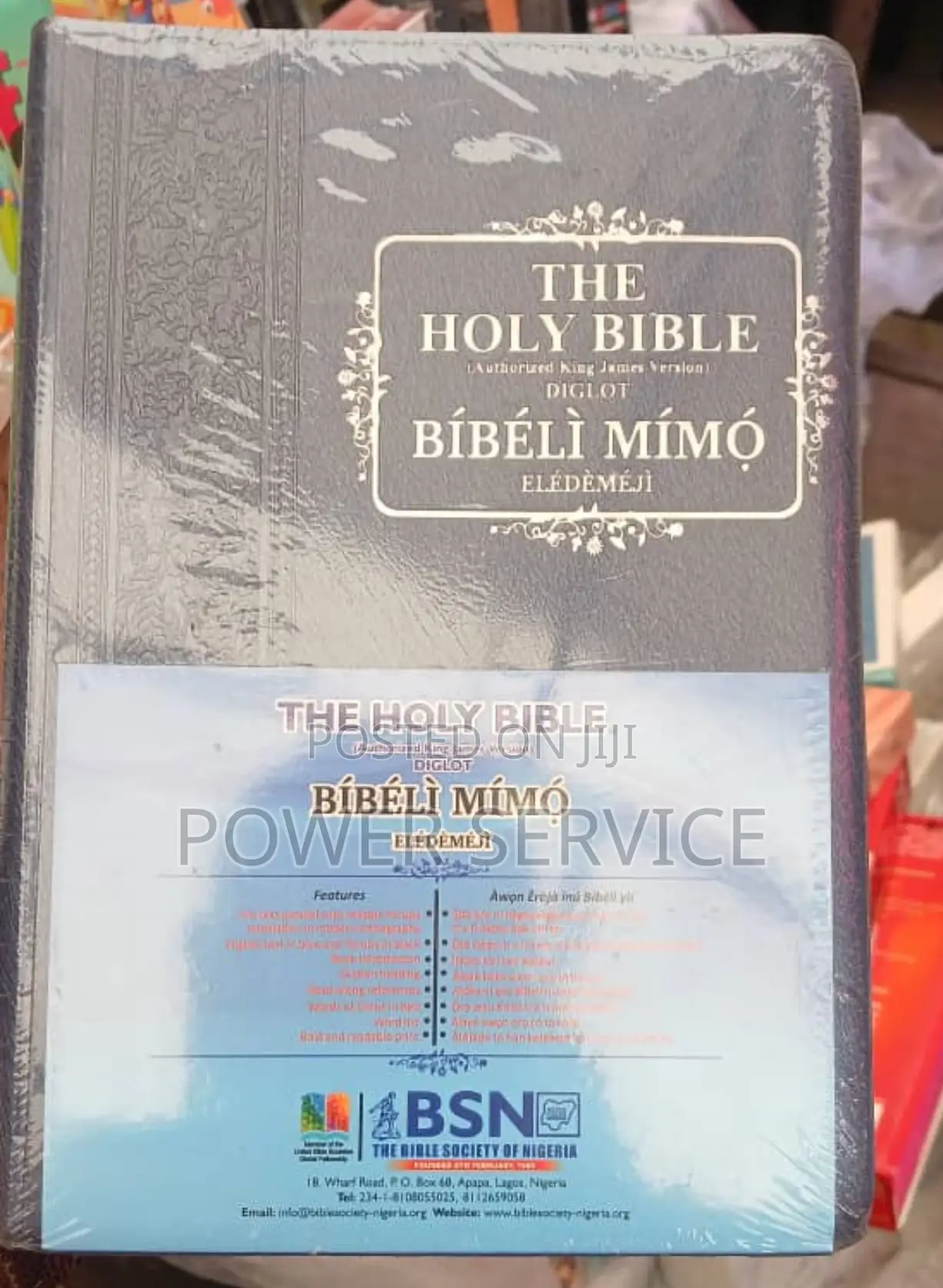 The Holy Bible Cutauriad King Jumer Verslean Diglot Bíbélì Mímó