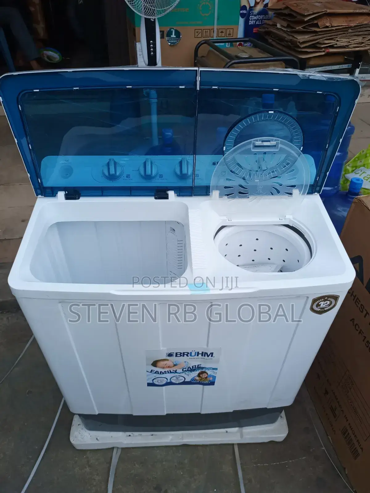 Brühm 11kg Twin Tub Washing Machine (Bwt-110g)