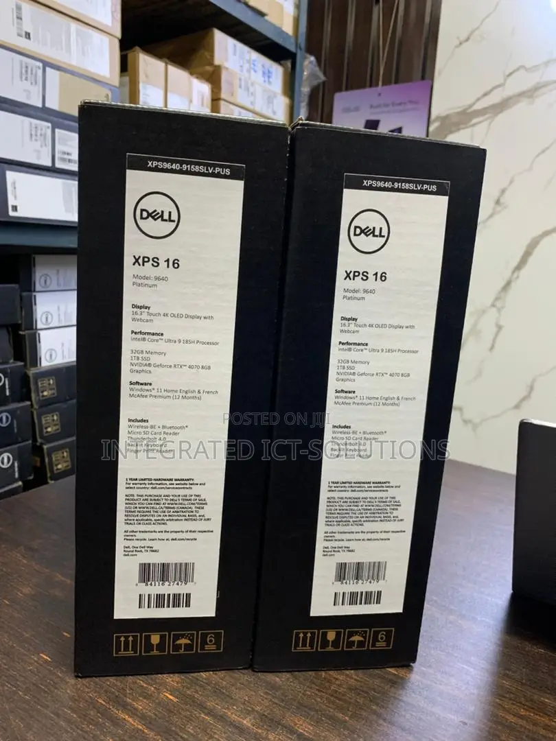 New Laptop Dell XPS 16 9640 32GB Intel Core Ultra 9 SSD 1T