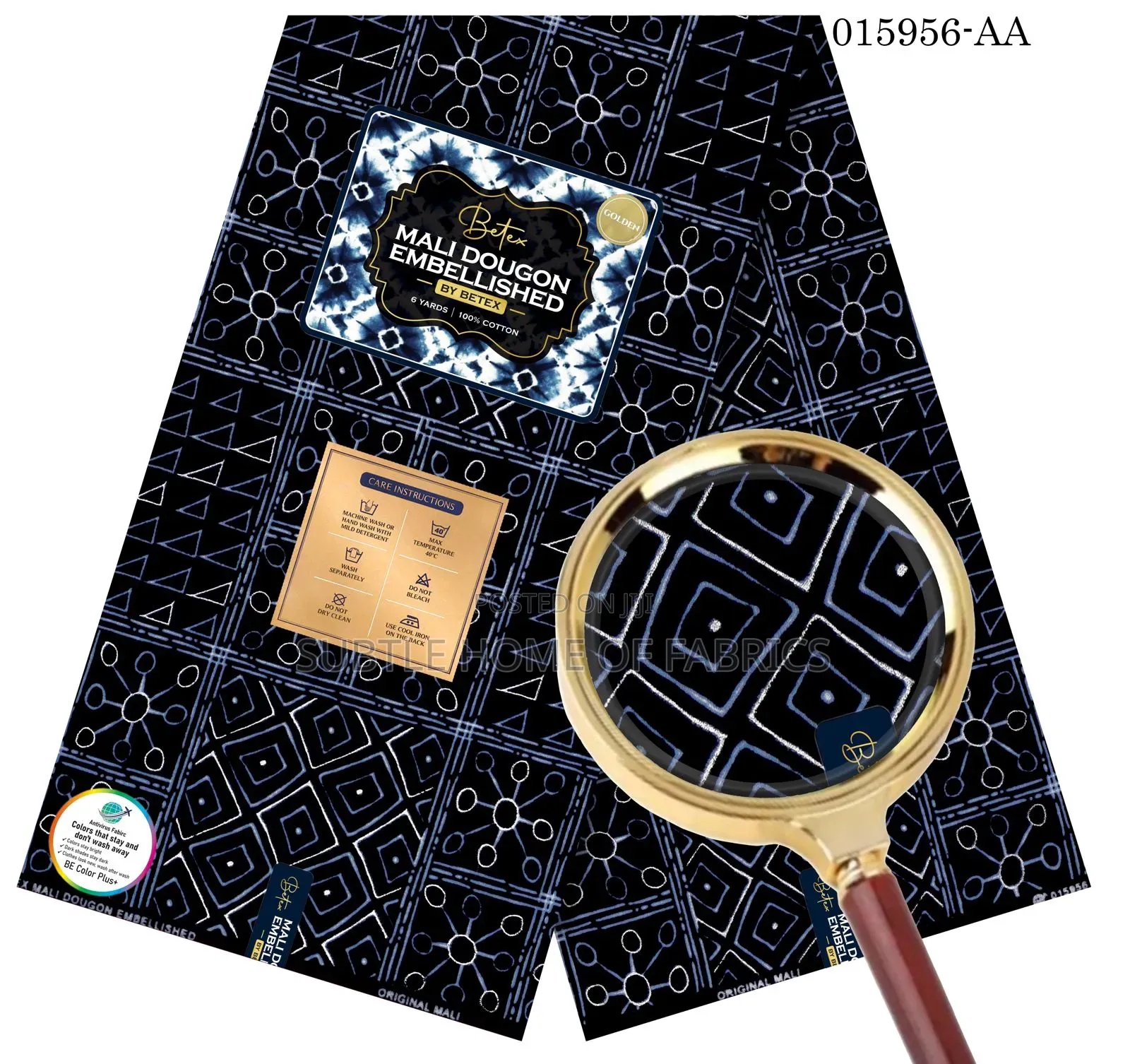 Luxury Embellished Quality Ankara for Wedding, Anniversary, Birthday 5