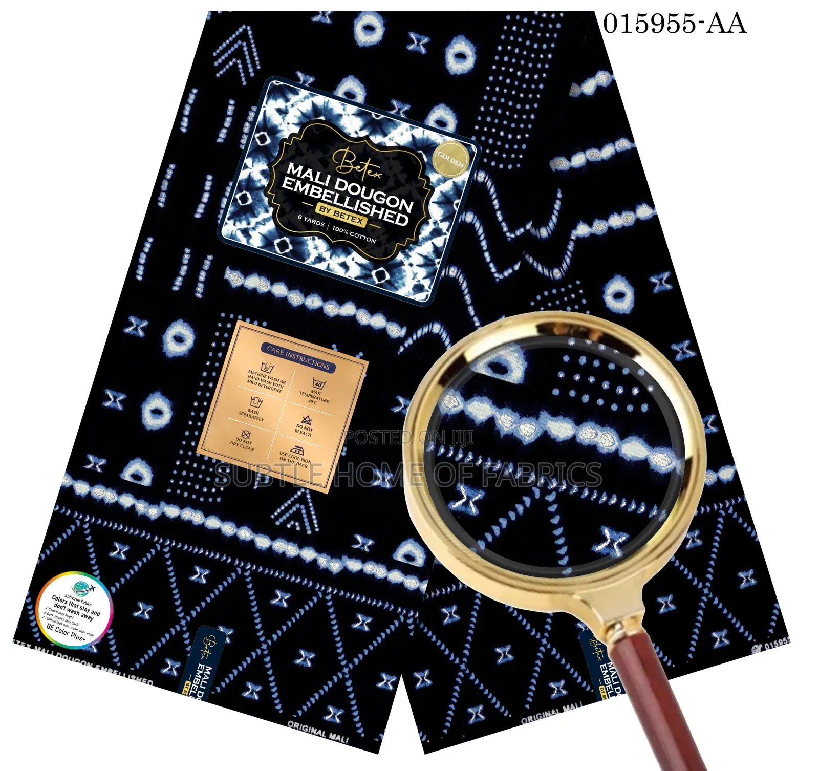 Luxury Embellished Quality Ankara for Wedding, Anniversary, Birthday 5