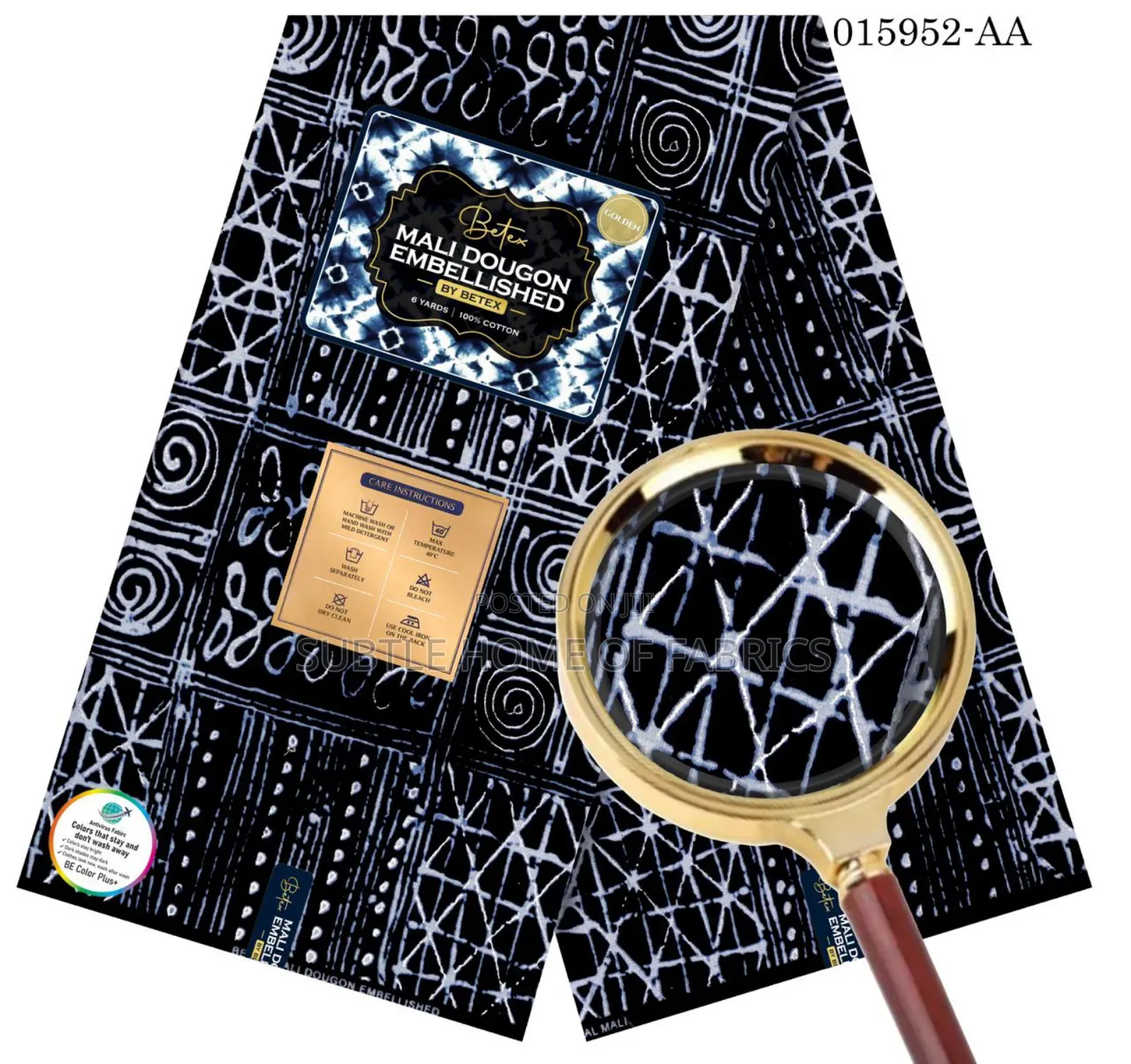 Luxury Embellished Quality Ankara for Wedding, Anniversary, Birthday 5