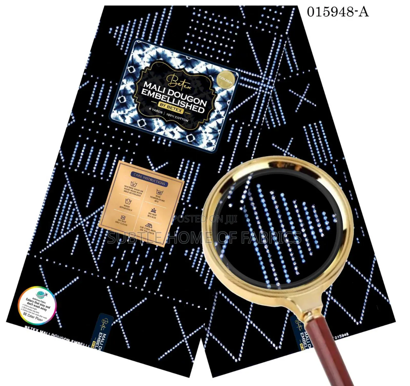 Luxury Embellished Quality Ankara for Wedding, Anniversary, Birthday 5