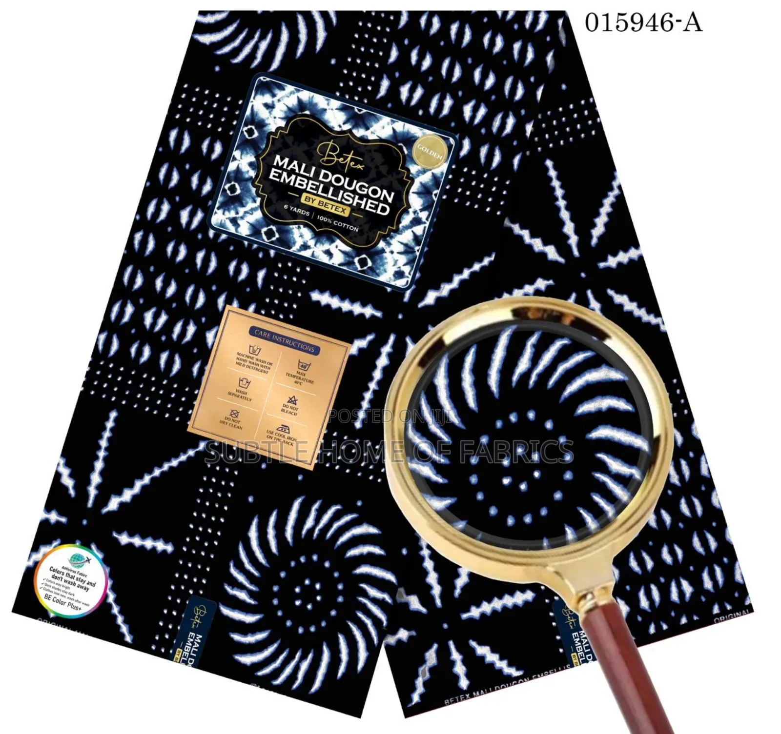 Luxury Embellished Quality Ankara for Wedding, Anniversary, Birthday 5