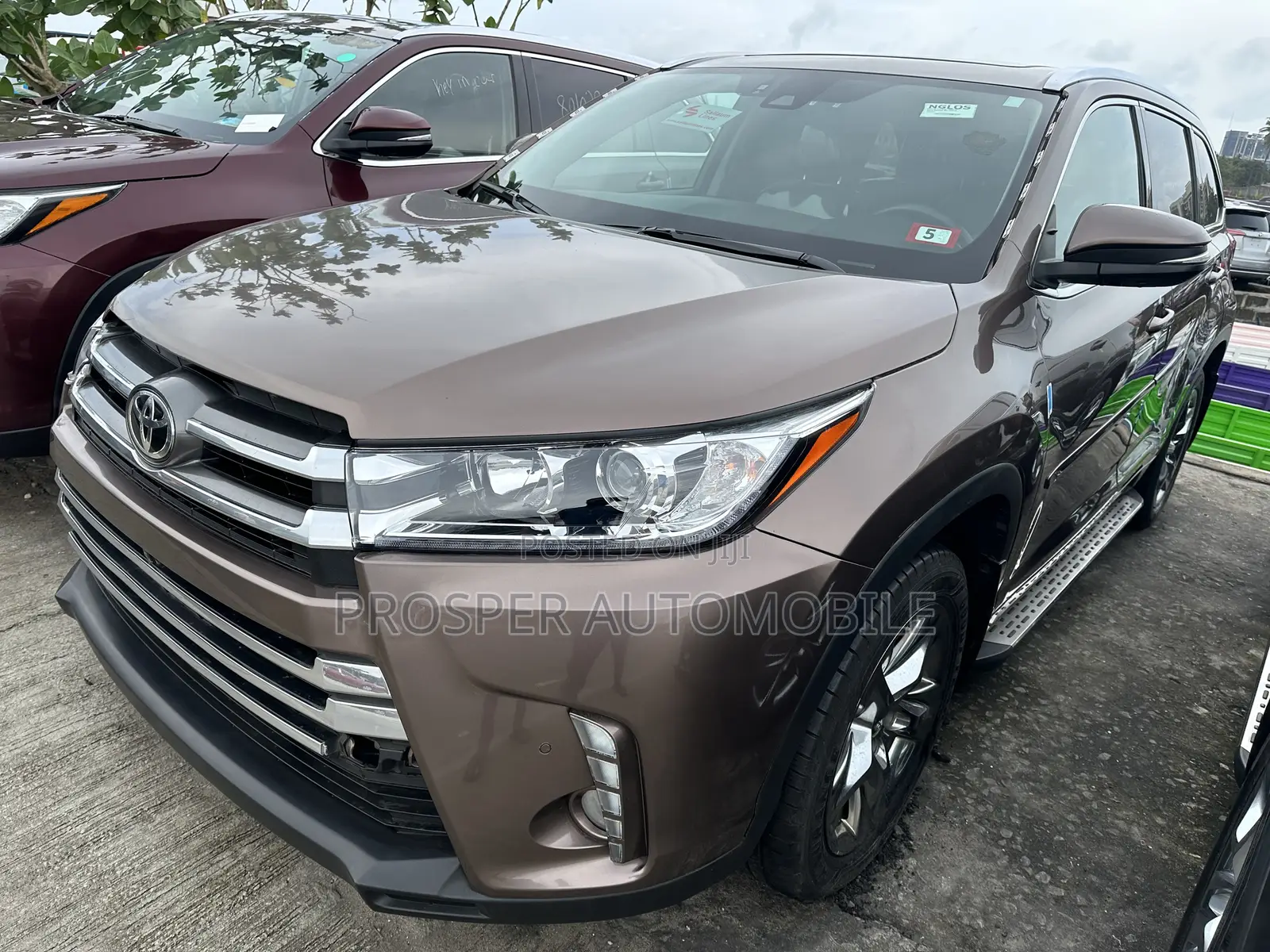Toyota Highlander Limited 4x4 V6 (3.5L 6cyl 8A) 2017 Ivory