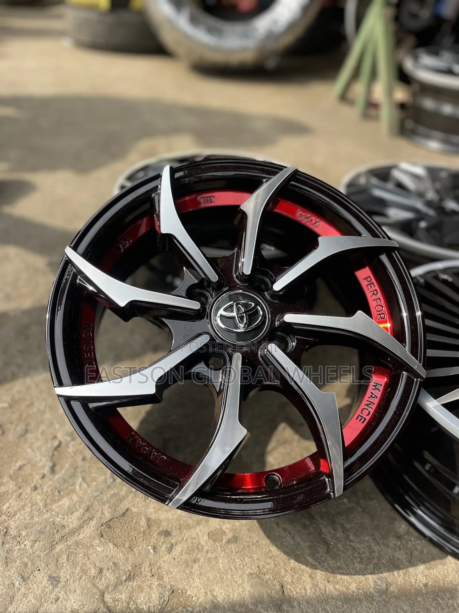 Alloy Wheel Rim 14” Inch 4 Bolt For Toyota Yaris, Kia, Hyundai, Suzuki