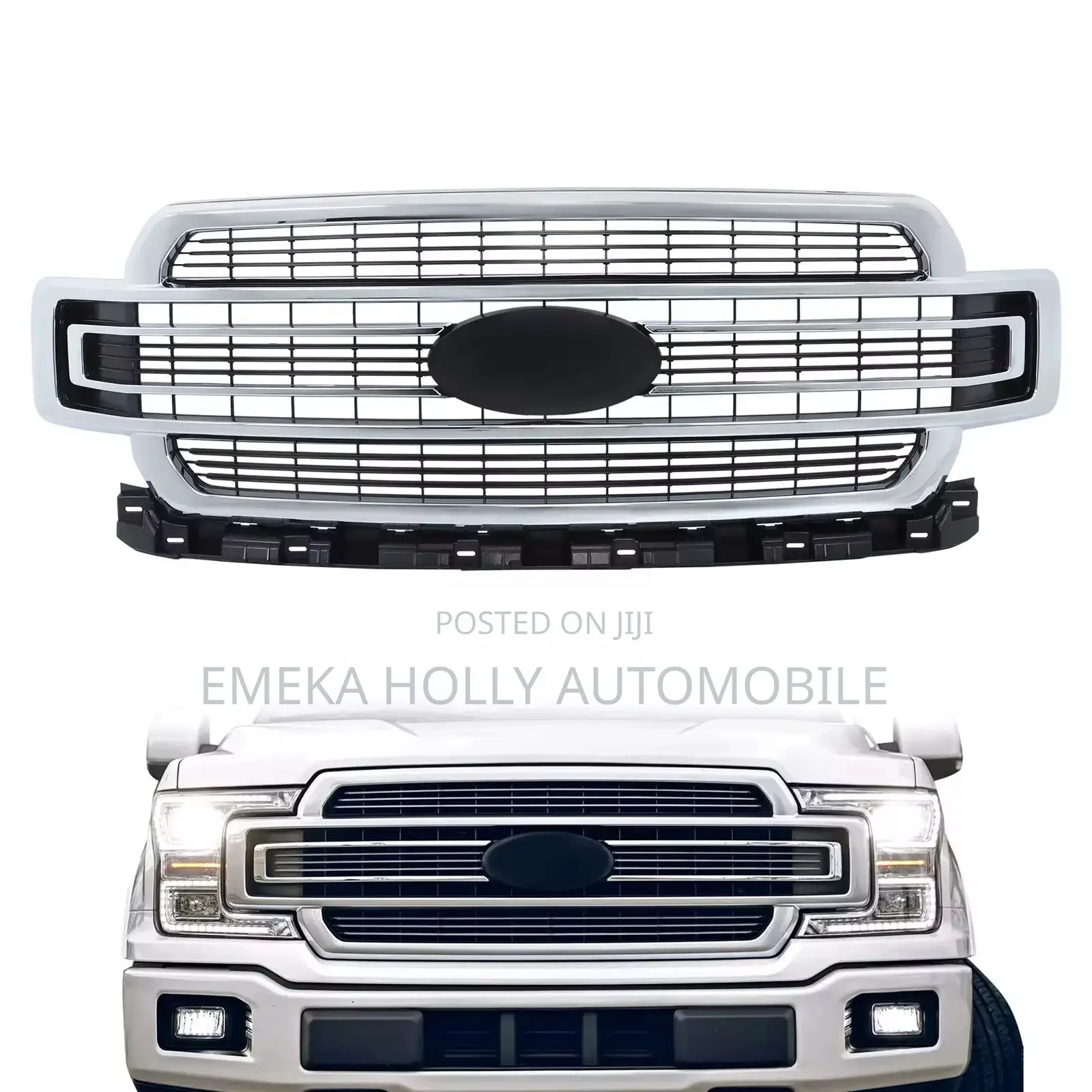 Ford F150 Raptor Style Front Grille Overlay Cover.