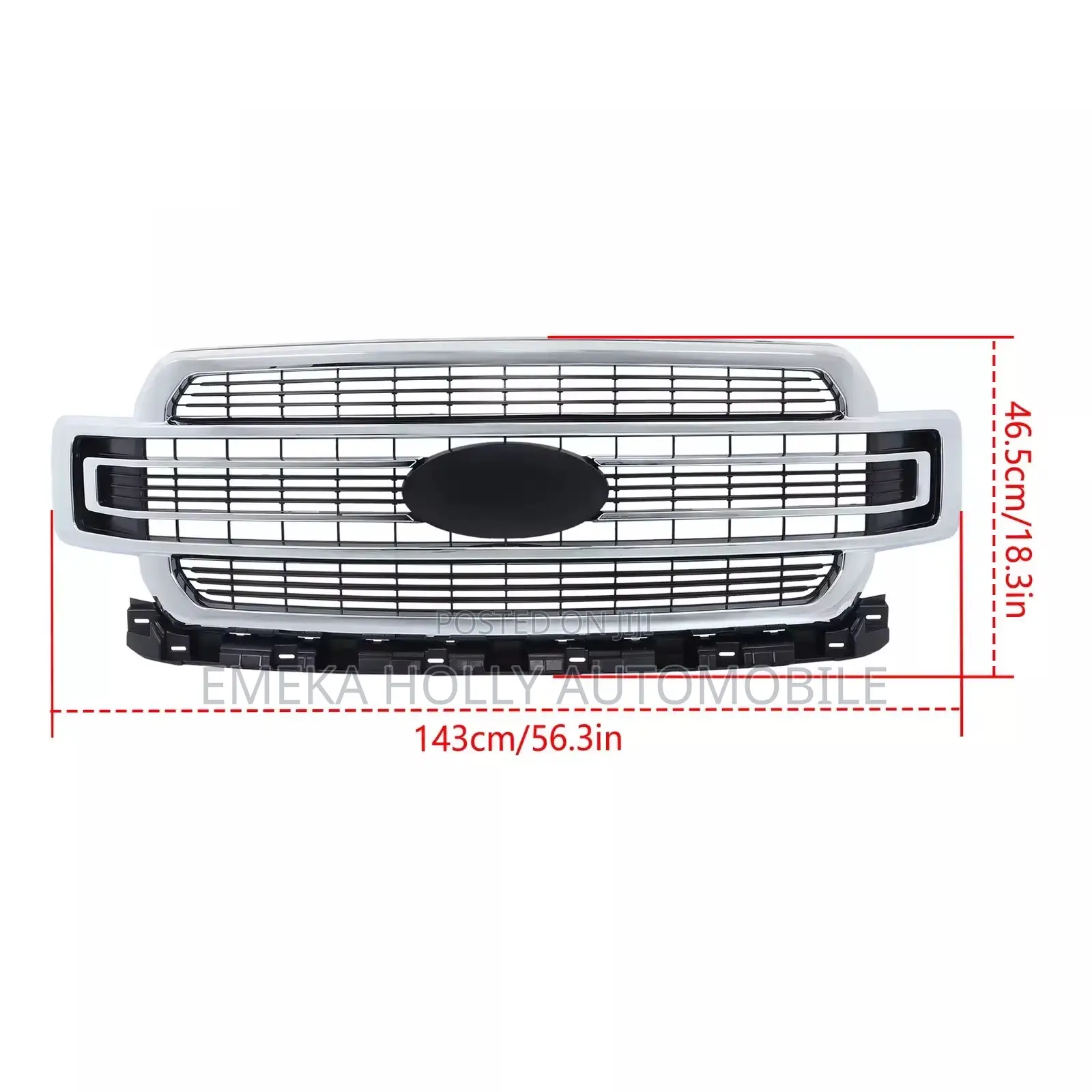 Ford F150 Raptor Style Front Grille Overlay Cover.