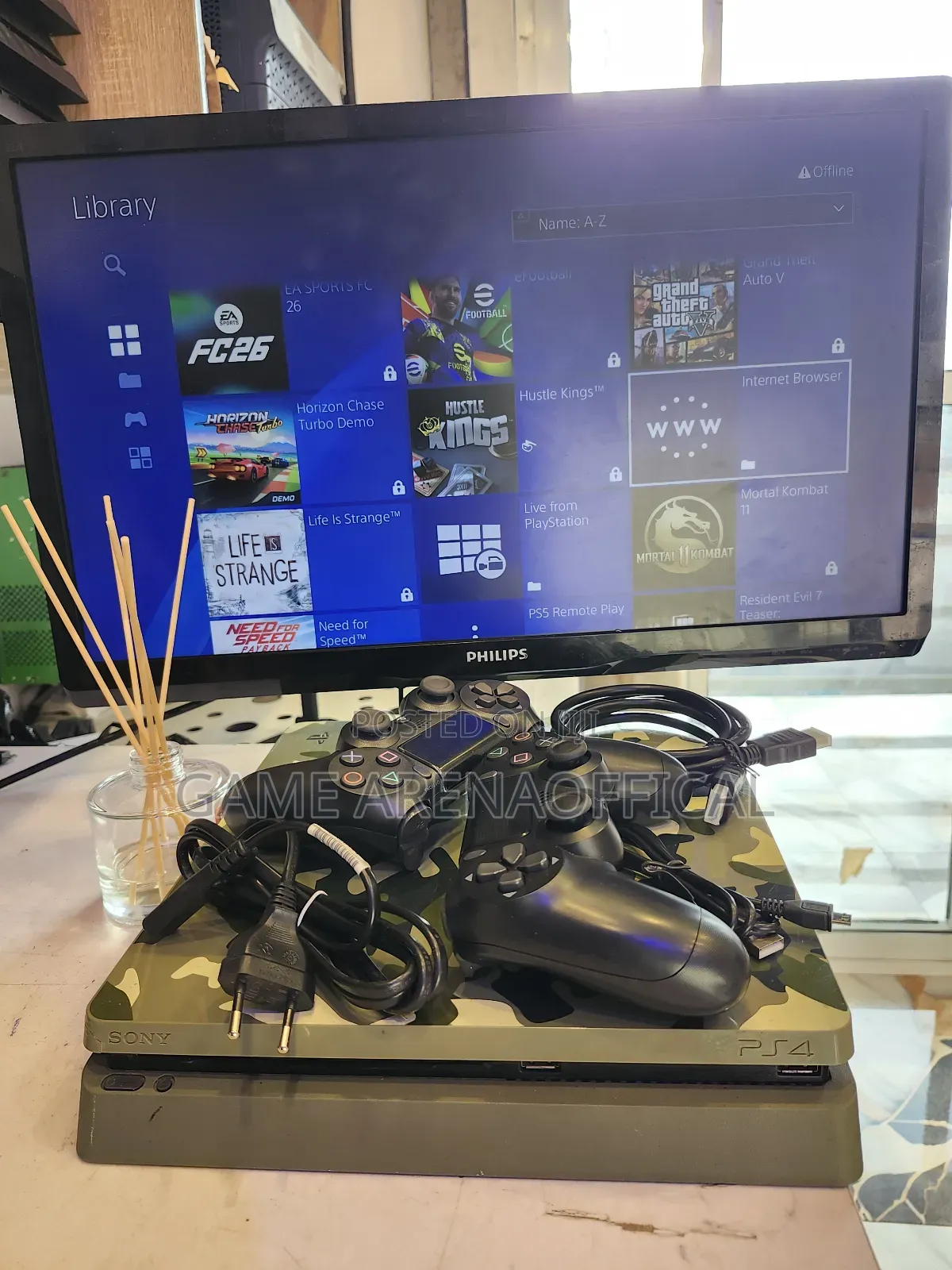 Clean Uk Ps4 Slim + Fc26 Game Loaded – Plug Play Bundle