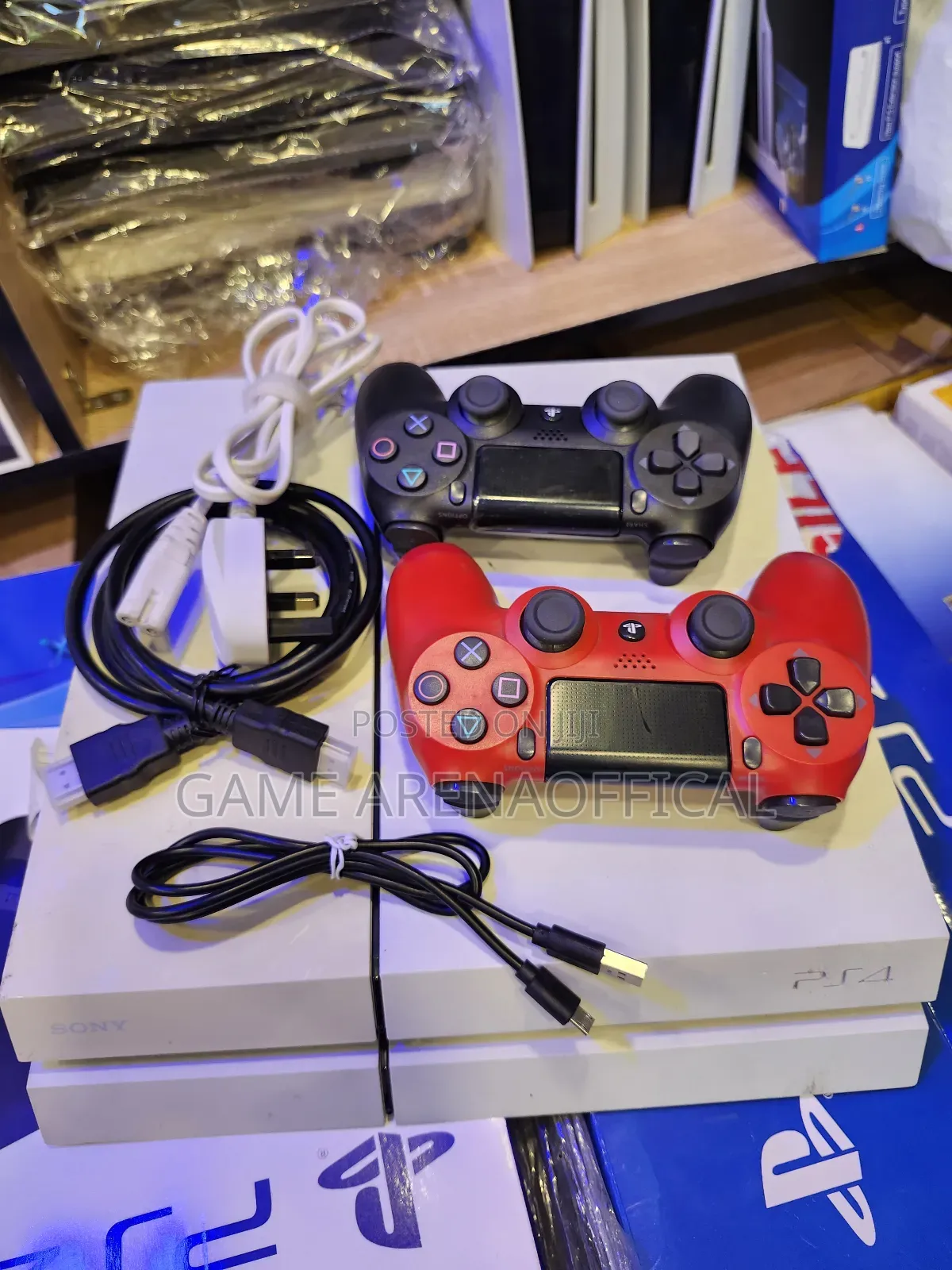 Uk Used Ps4 Fat Console – Fc25/26 + 2 Controllers