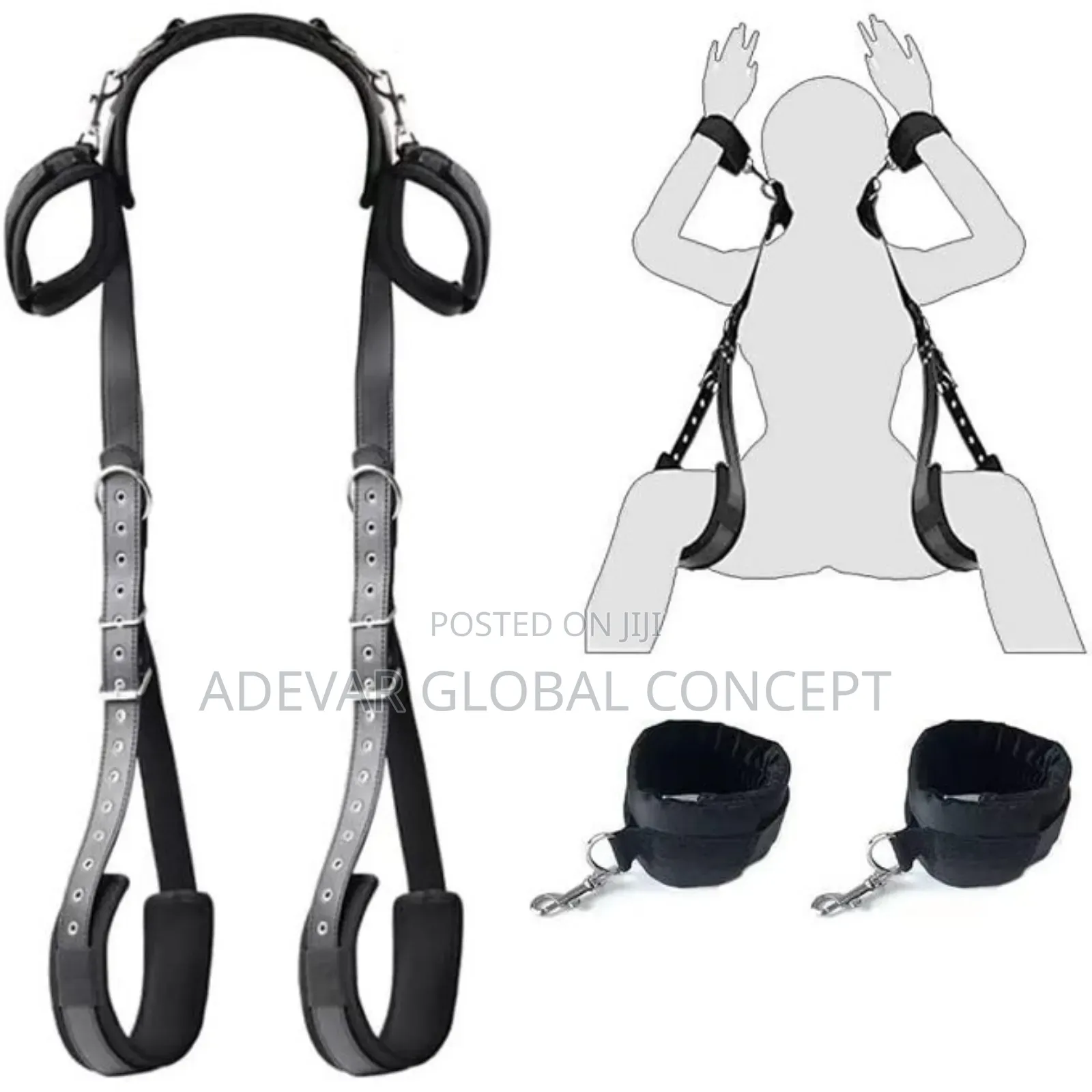 Hand Cuff BDSM Restraints Erotic Neck Leg Cuff BDSM Sex Toy for Women