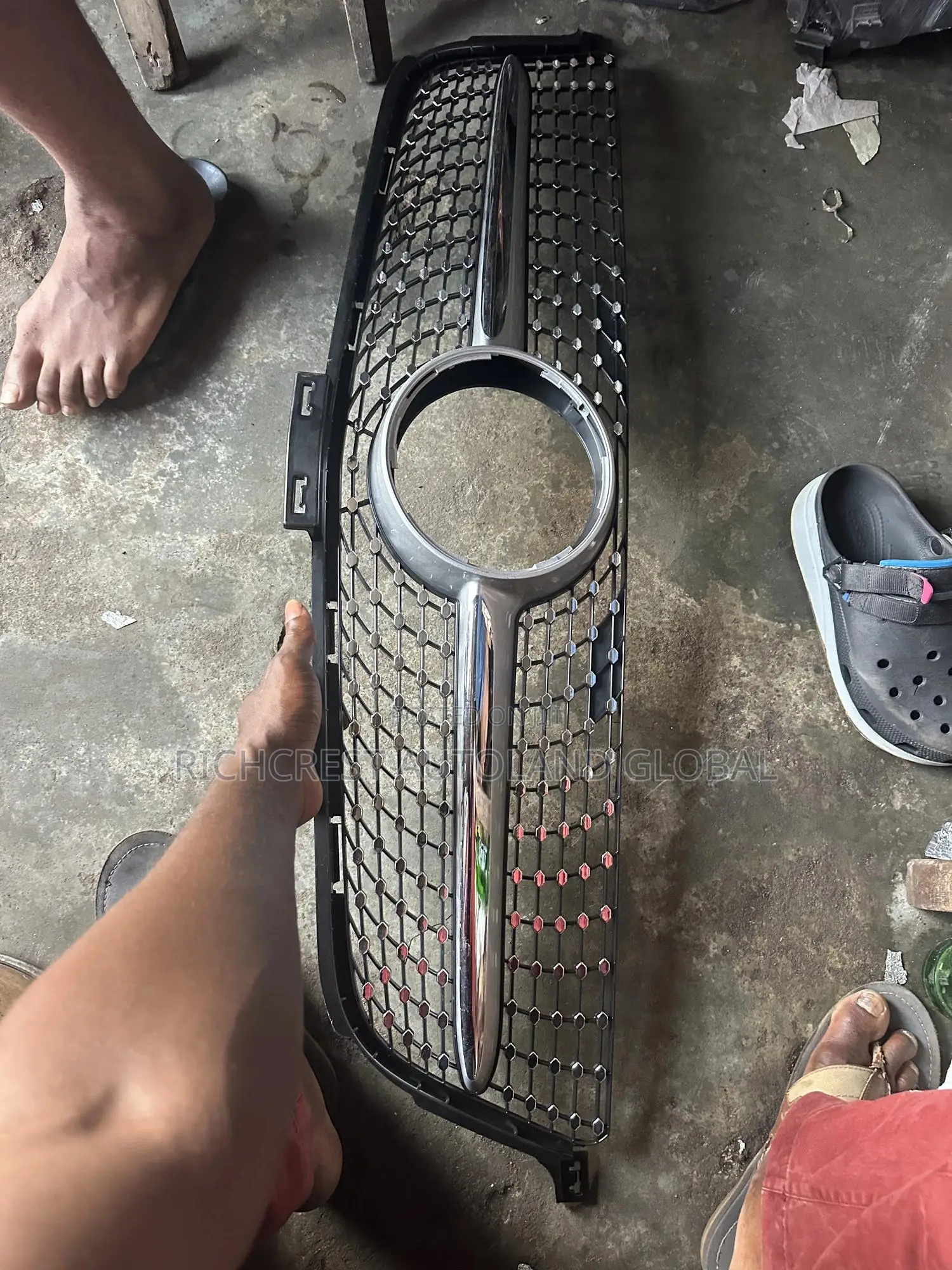 Mercedes Benz 166 Diamond Design Ml350 Front Grille
