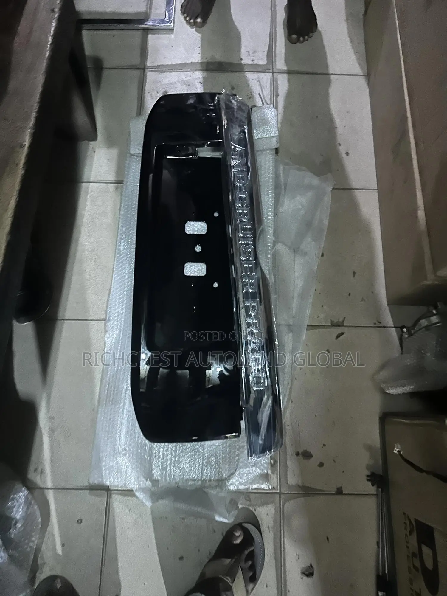 Toyota Landcruiser Prado 2018-2020 Boot Dish/ Chrome