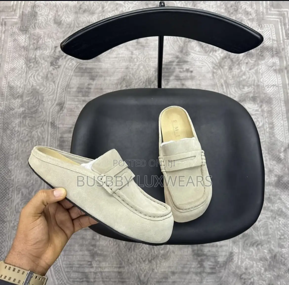 Men’S Suede Mule