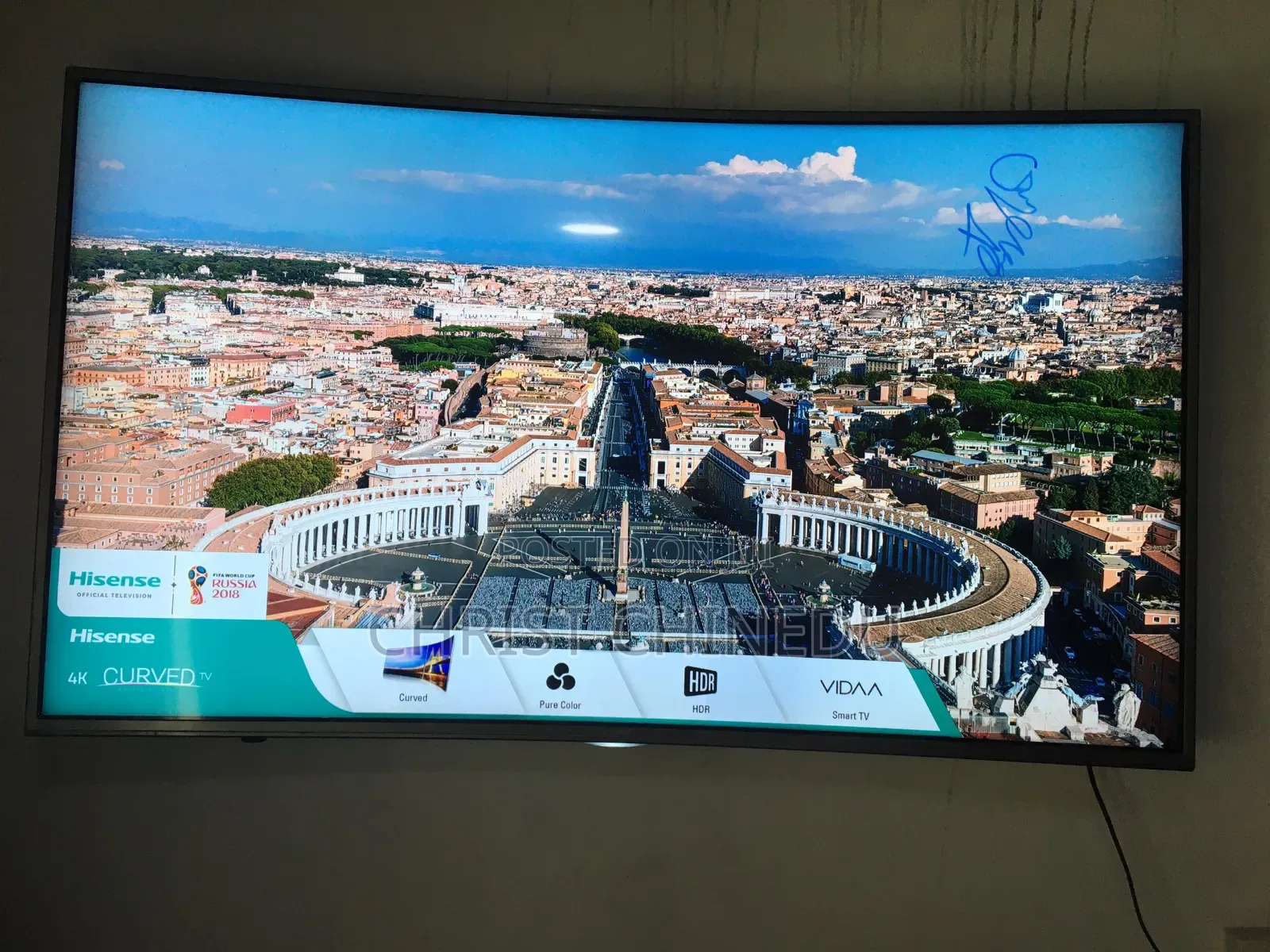 Curved Hisense 55inches Smart Tv HDR Ultra