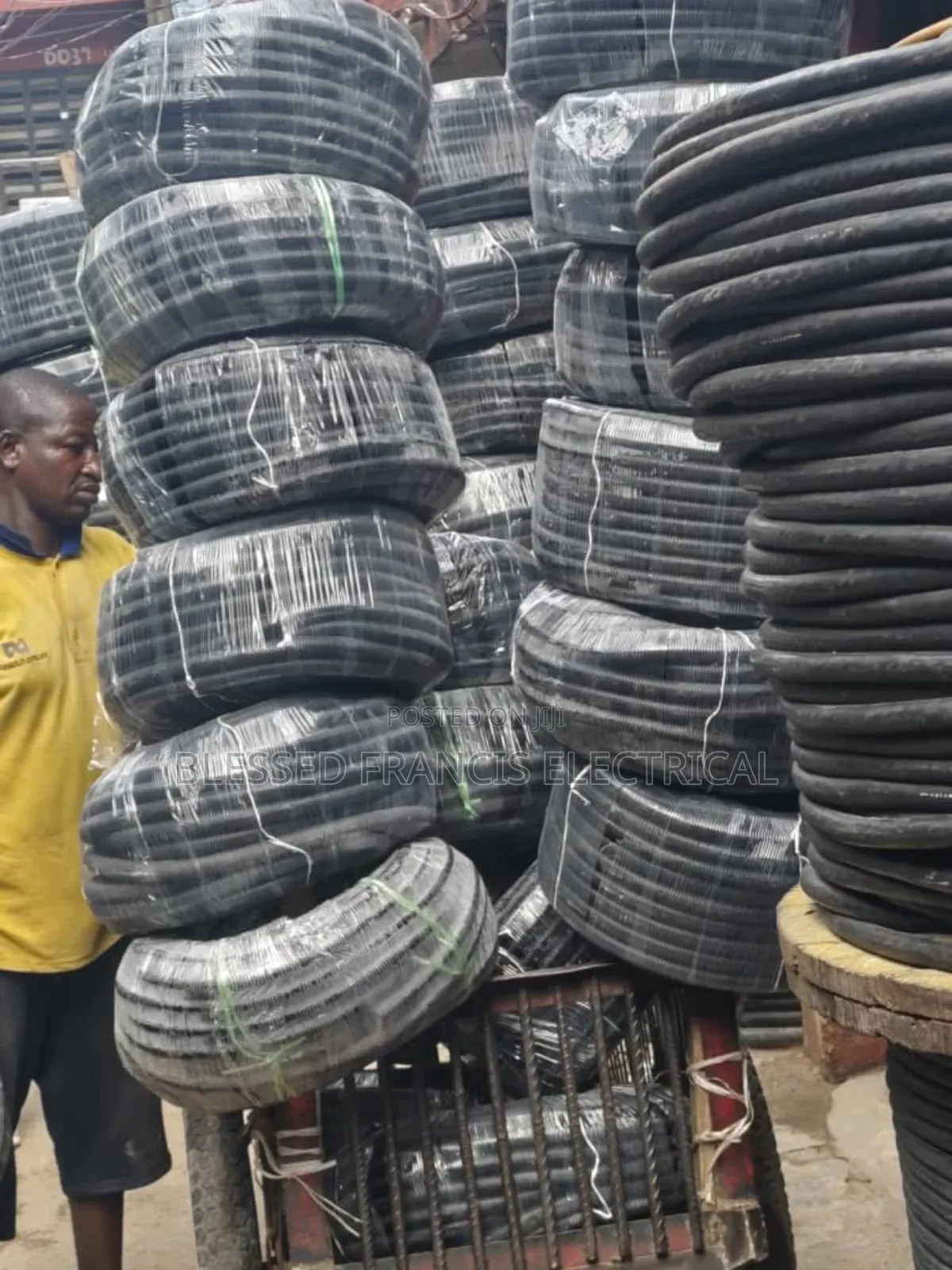 50mm Flexible Pipe Condit Black