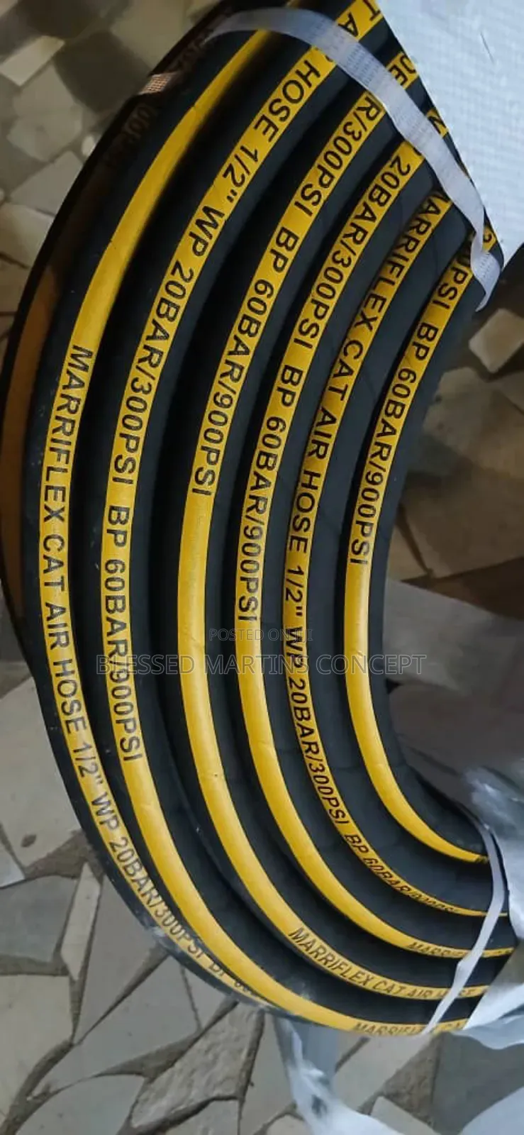 1/2 Black Air Hose.Length 50 Meters