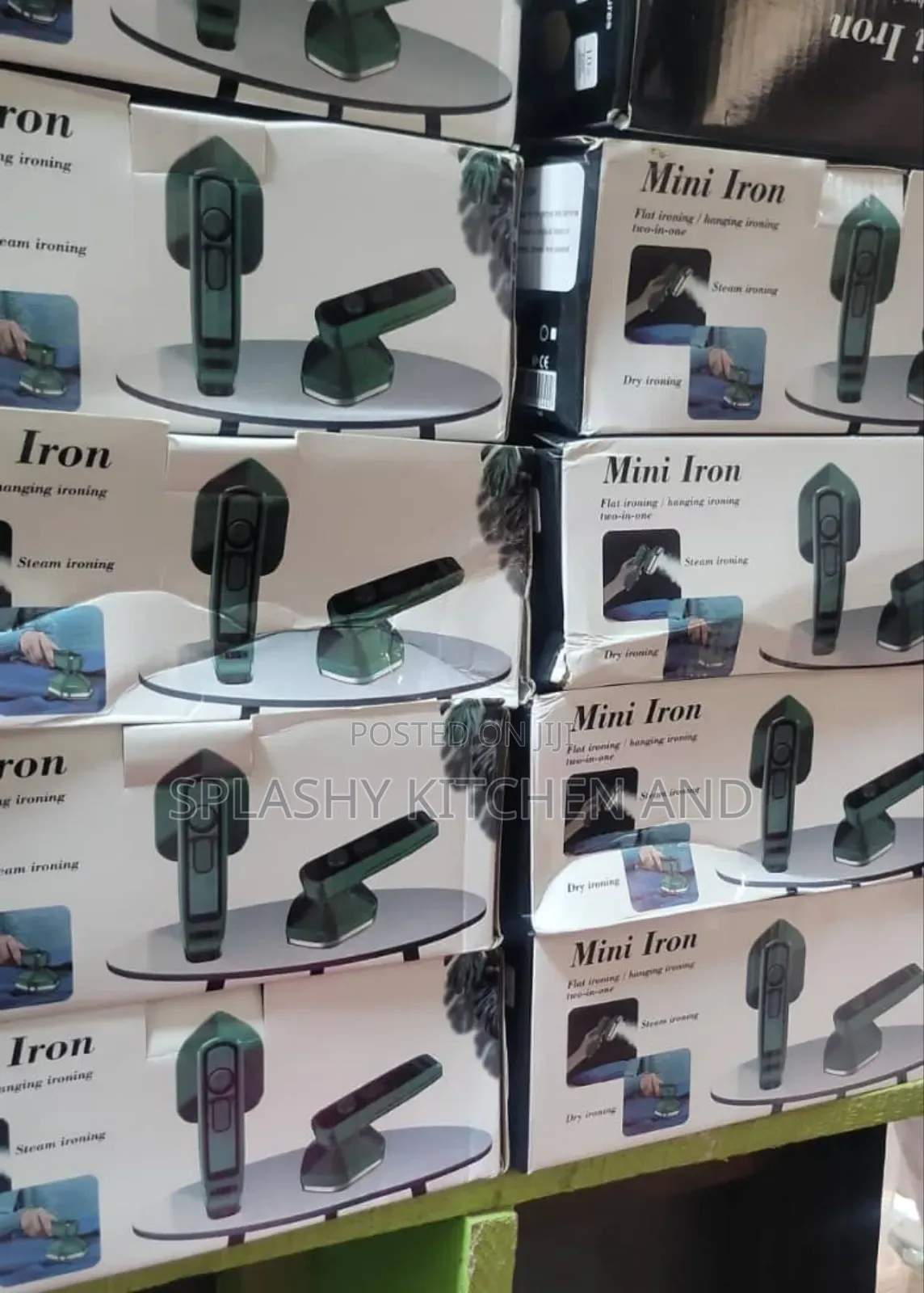 Portable Mini Travel Iron for Dry and Steam Ironing