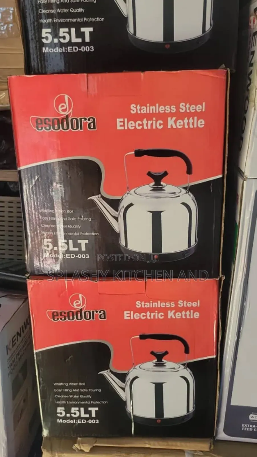Esodora Stainless Steel Kettle - 5.5l