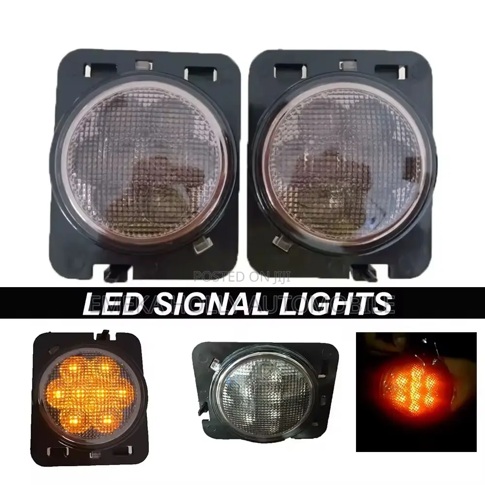 LED Turn Signals Side Fender Marker Lights for Jeep Wrangler JK