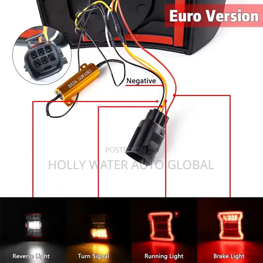Led Taillights Back Up Lights for Jeep Wrangler 2007-2018 Jk