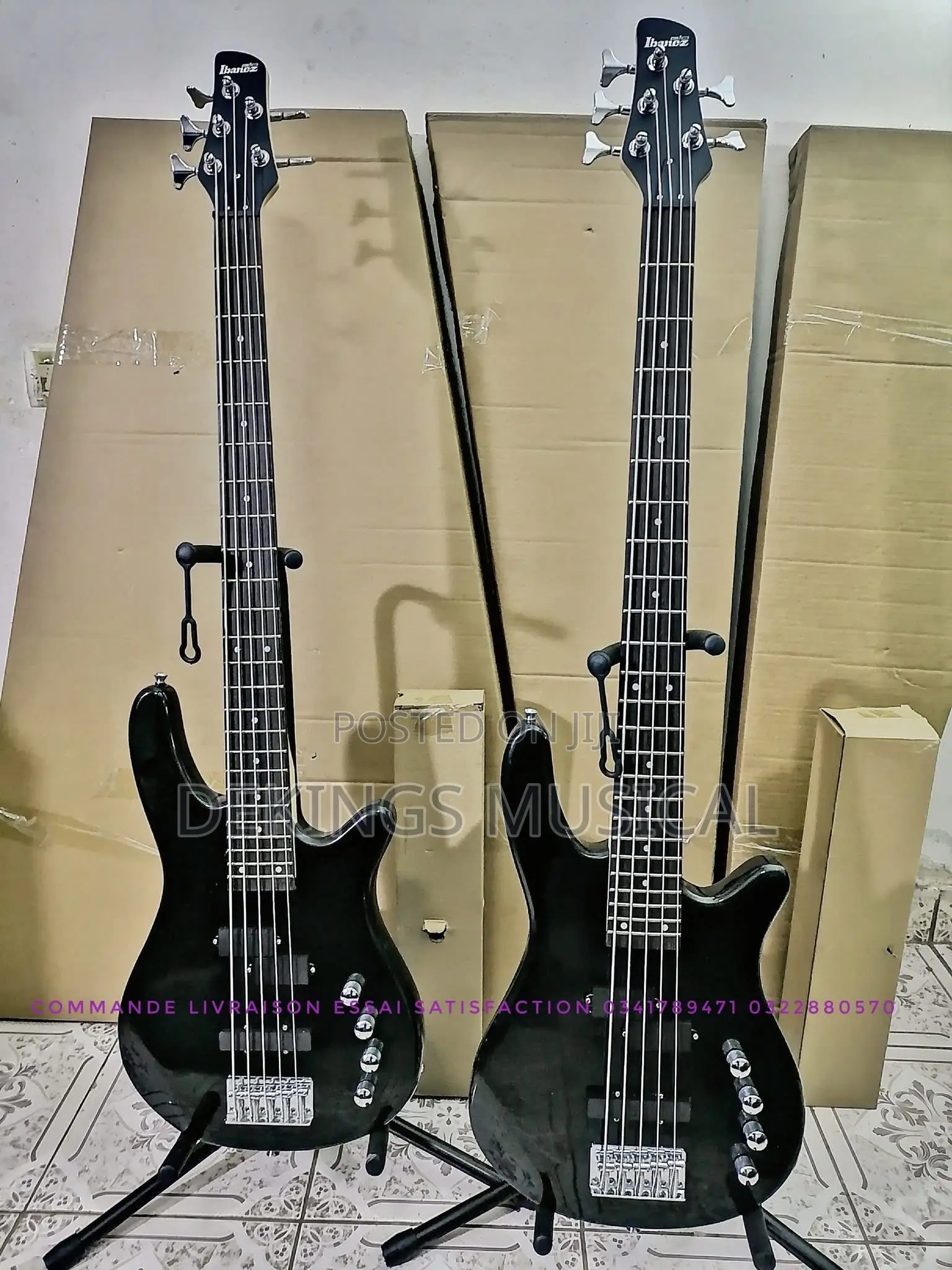 Ibanez 5 Strings Bass Guitar - Passive Bass Guitar