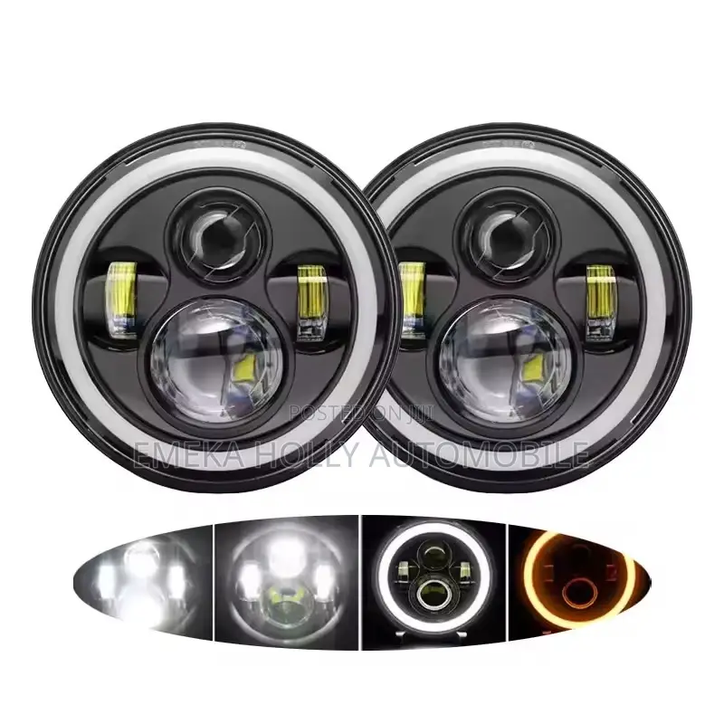 7-Inch LED Headlights for Jeep Wrangler JK Hummer H3