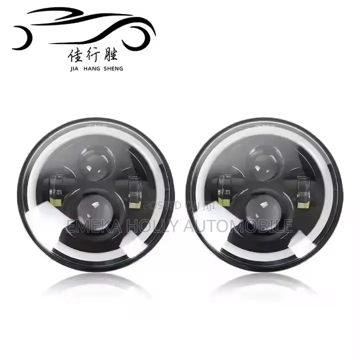 7-Inch LED Headlights With Halo DRL for Jeep Wrangler